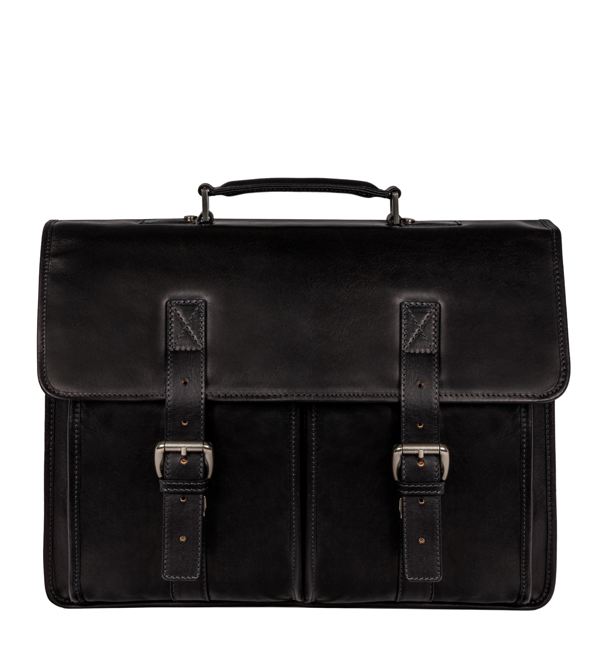 Leren aktetas satchel tas - The Time Machine