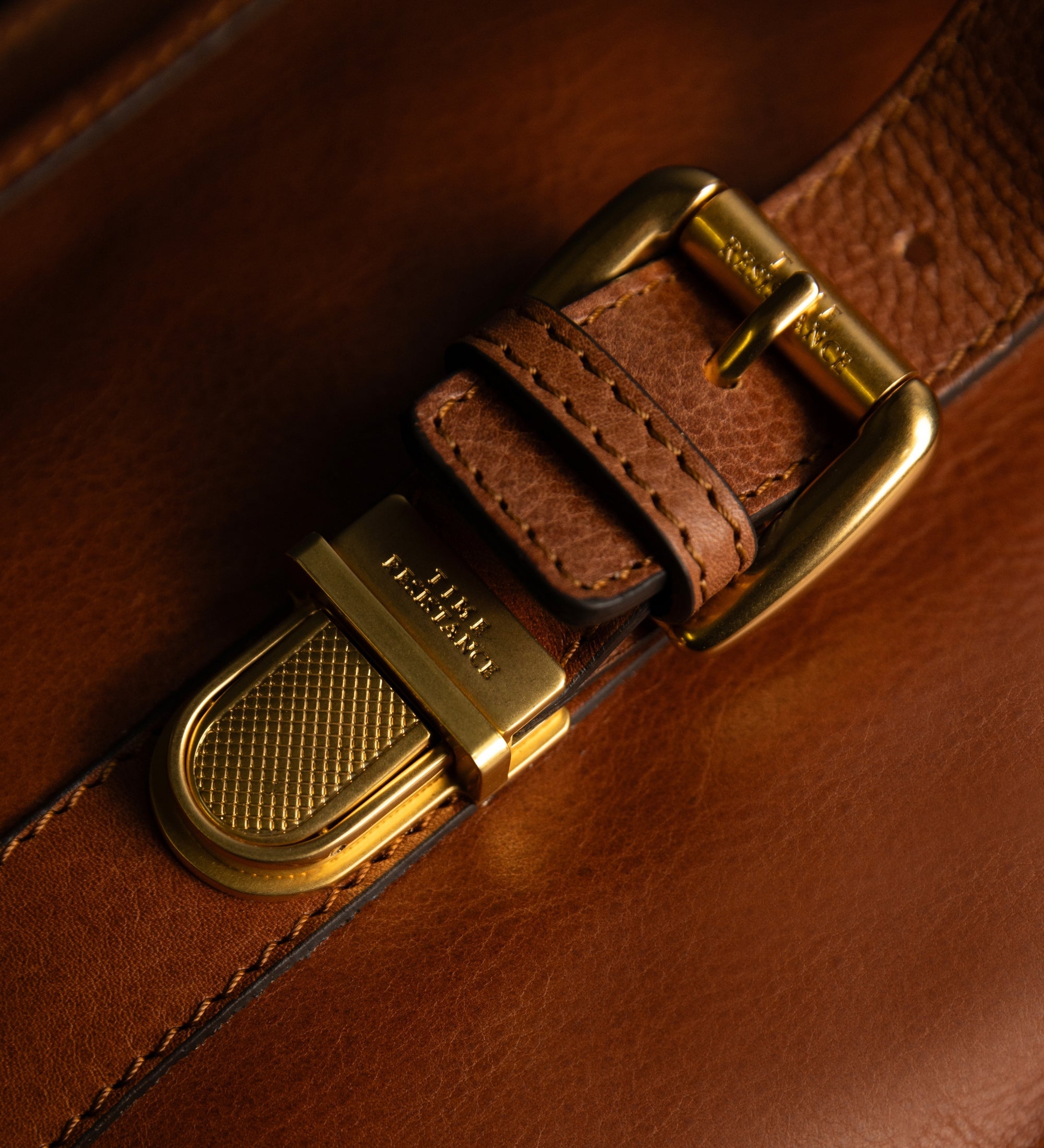 Leren aktetas satchel tas - The Time Machine