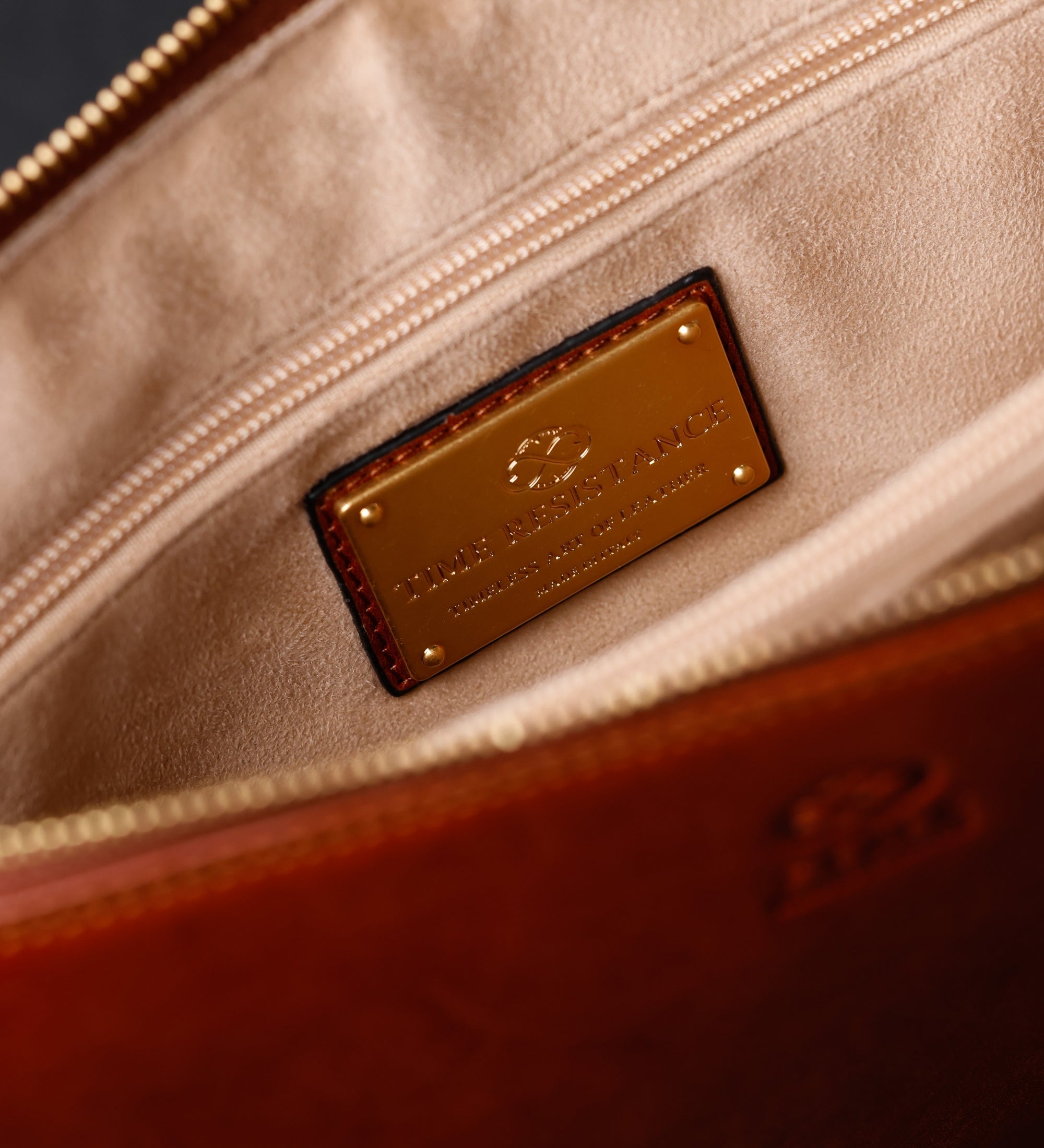 Grote leren clutch compacte handtas voor heren - The Brothers Karamazov