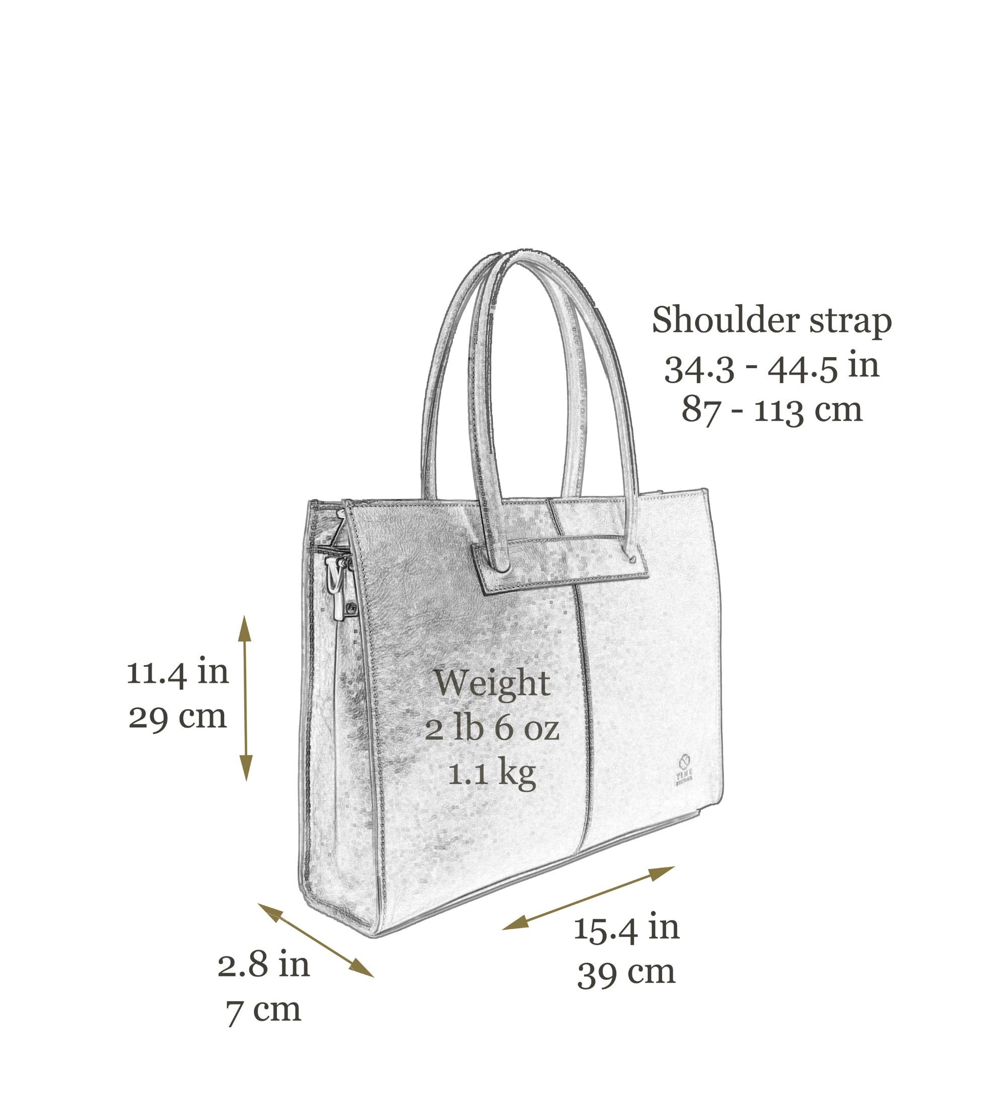 Leren handtas draagtas schoudertas voor dames - Anna Karenina