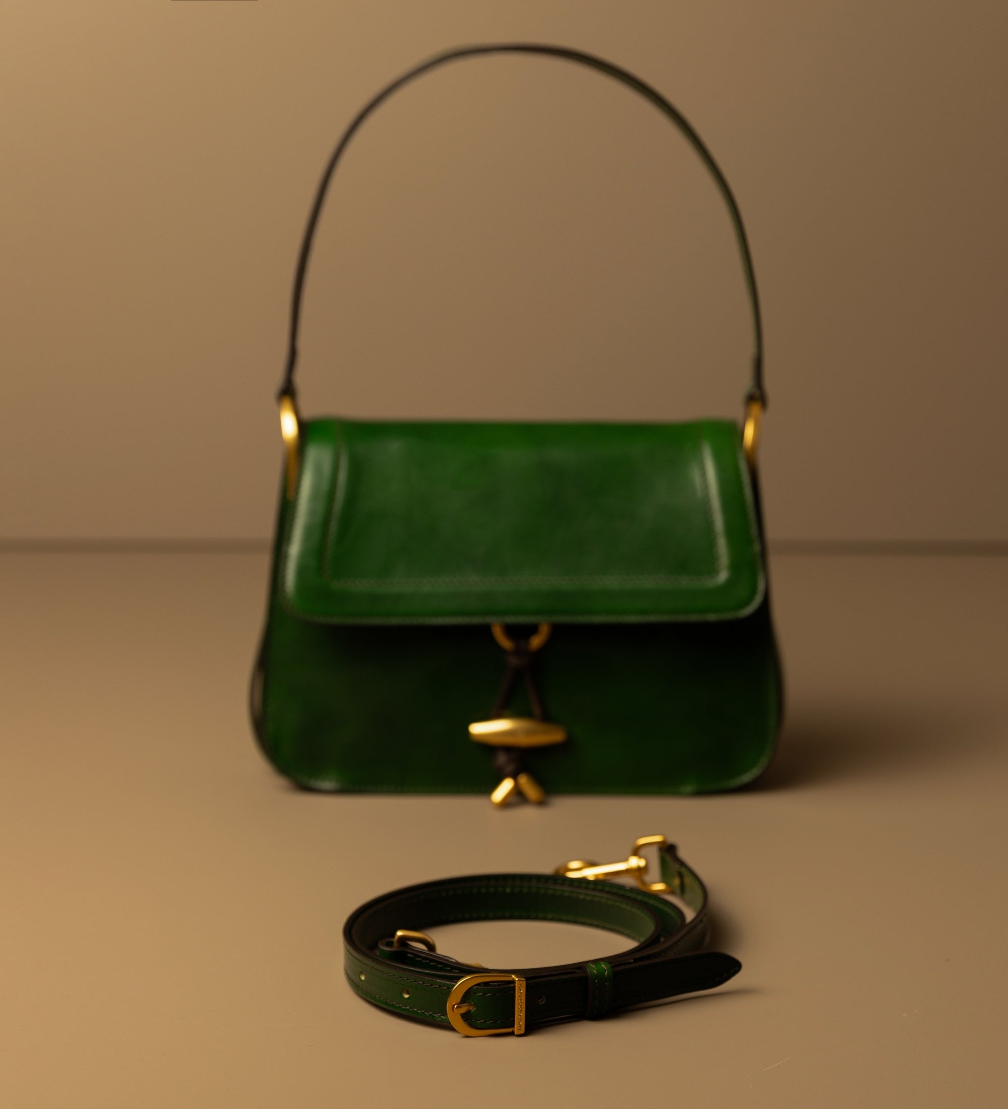 Leren tas met klep voor dames - Possession