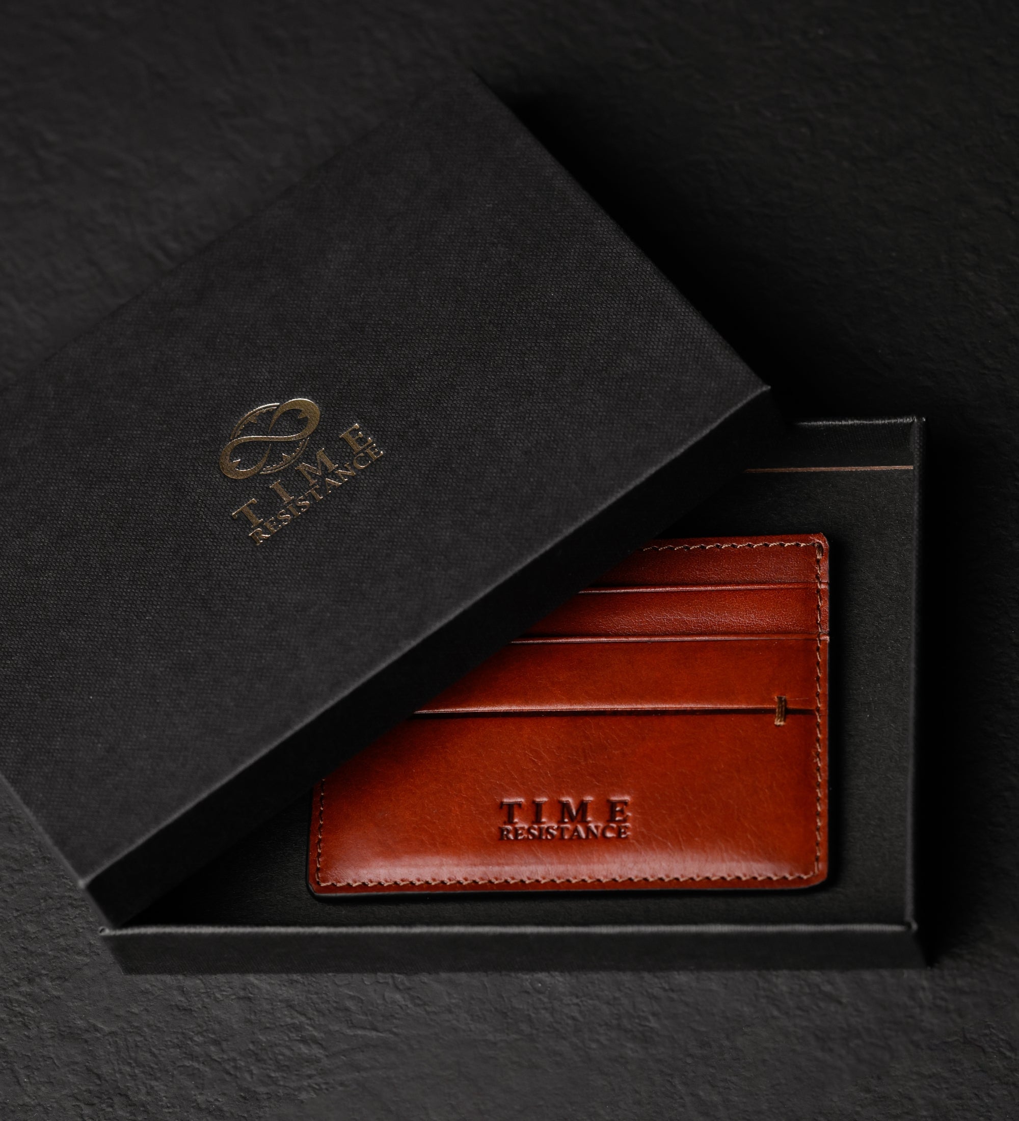 Leren creditcardhouder visitekaartjeshouder - Fireflies