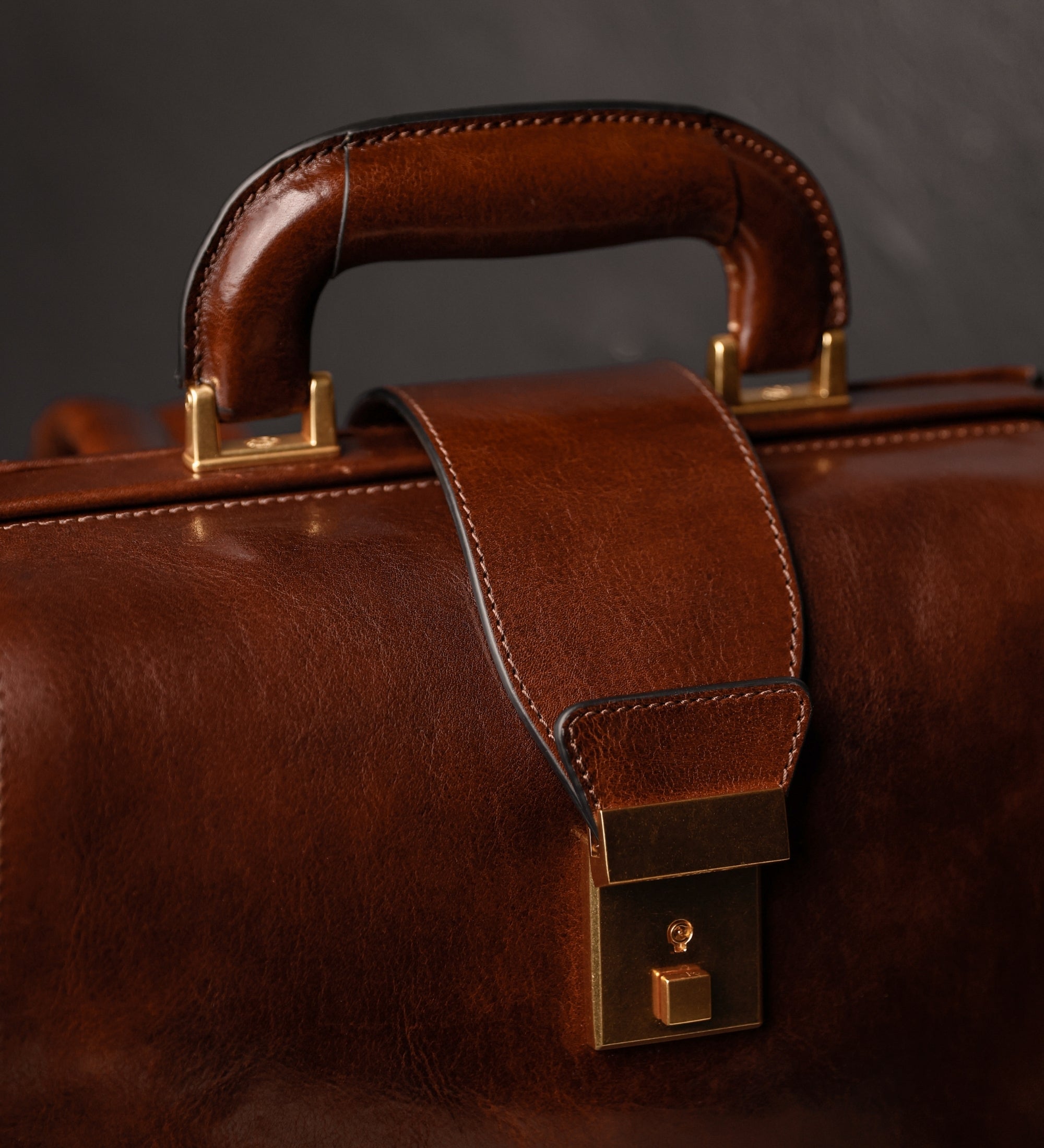 Leren rugtas - A Brief Story of Time