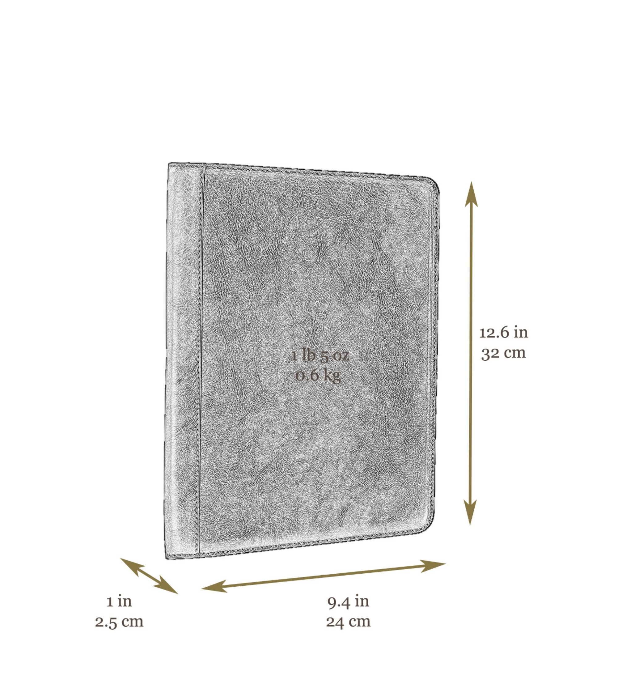 Leren schrijfmap voor dames - Something Fresh