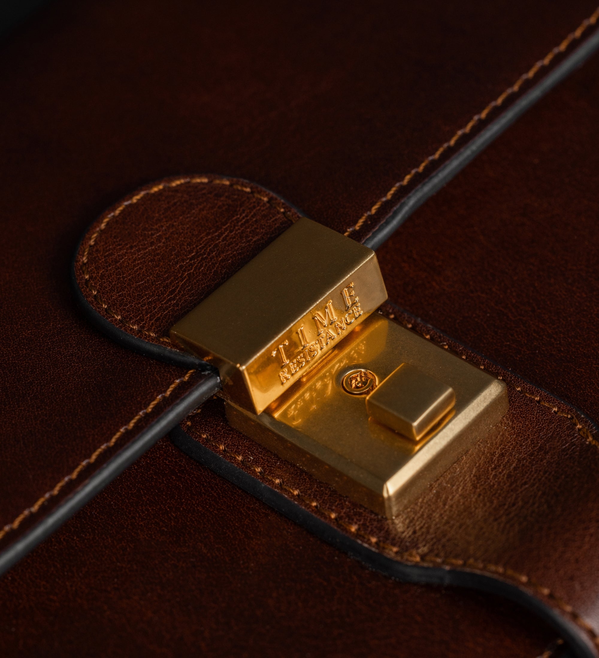 Leren clutch compacte handtas - The Maltese Falcon
