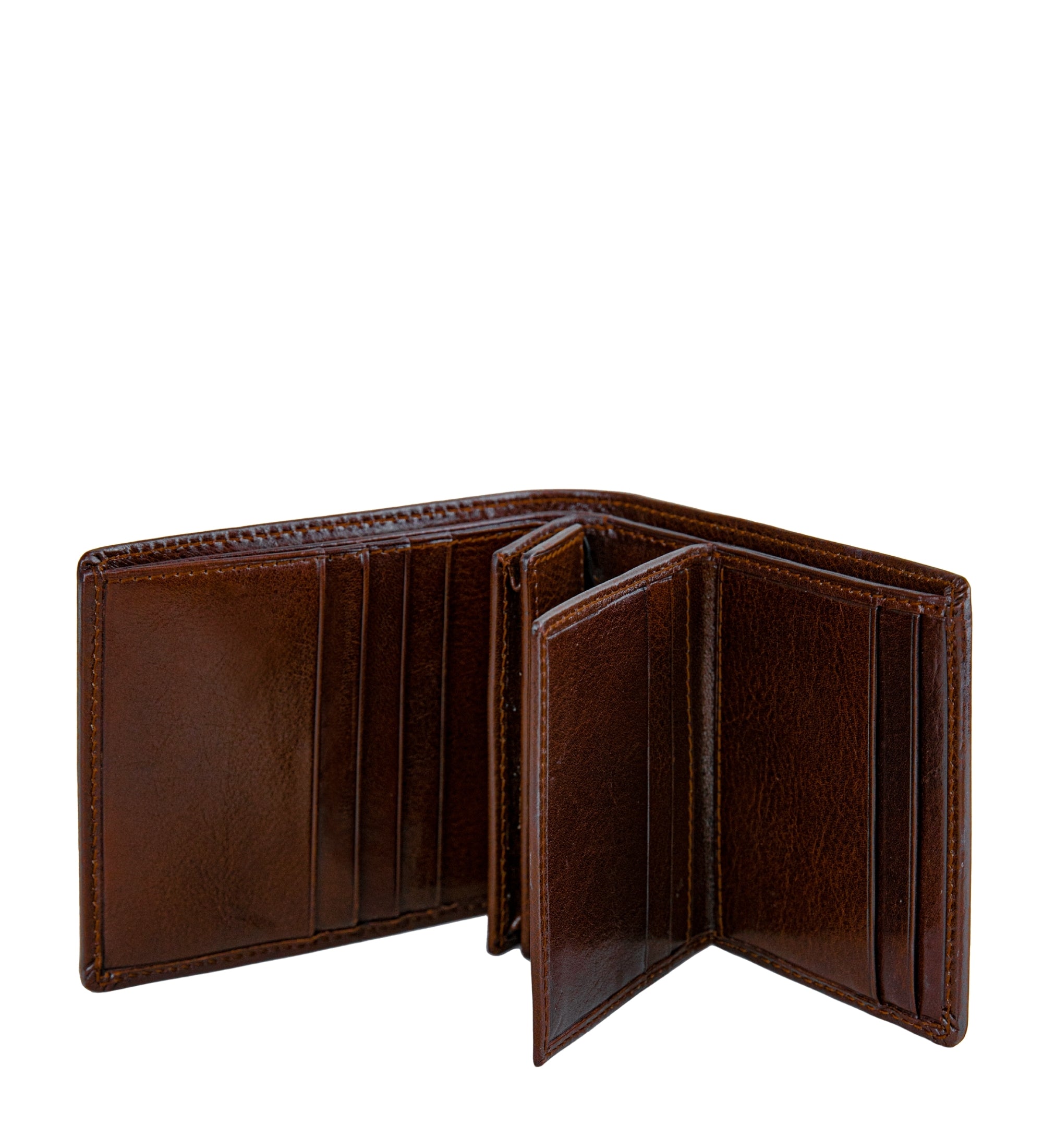 Leren bifold portemonnee - Daniel
