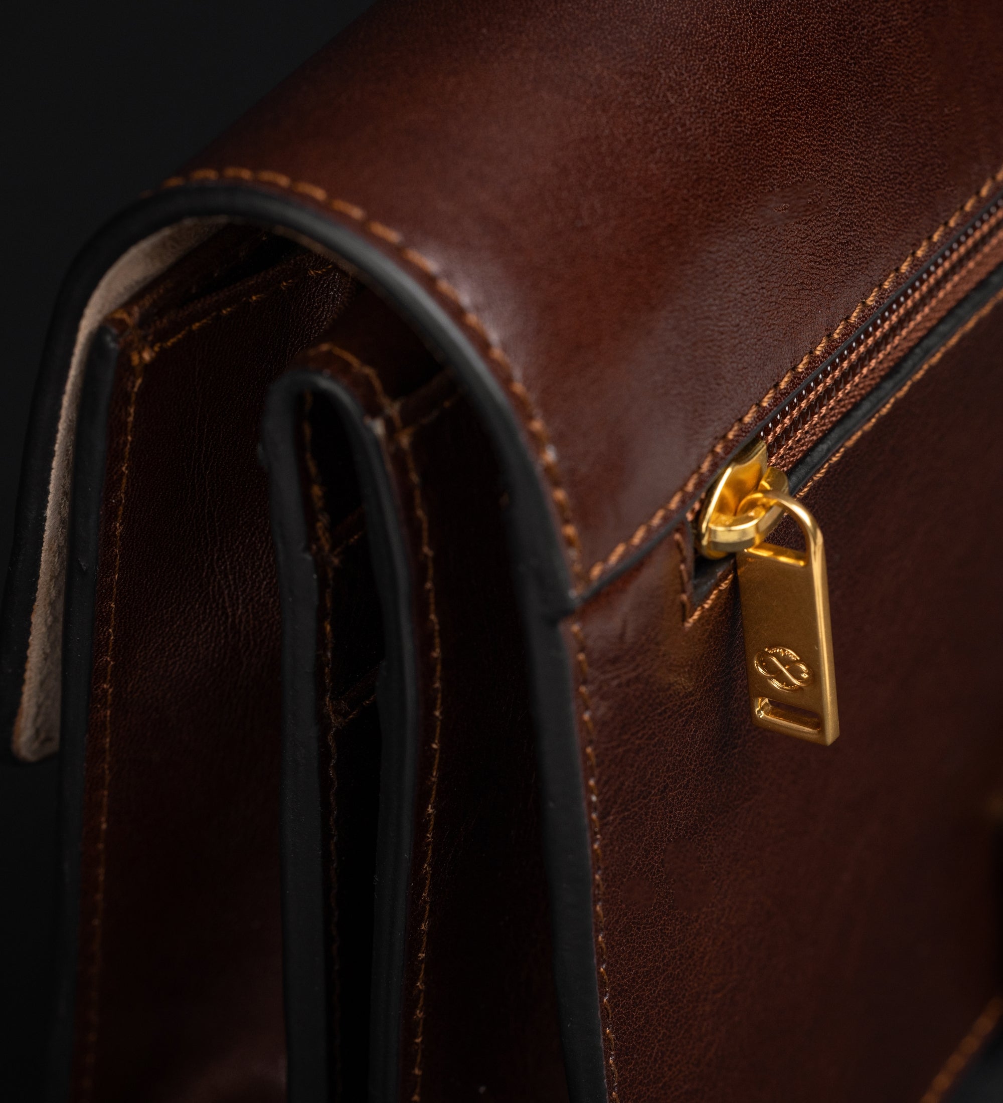 Leren clutch compacte handtas - The Maltese Falcon