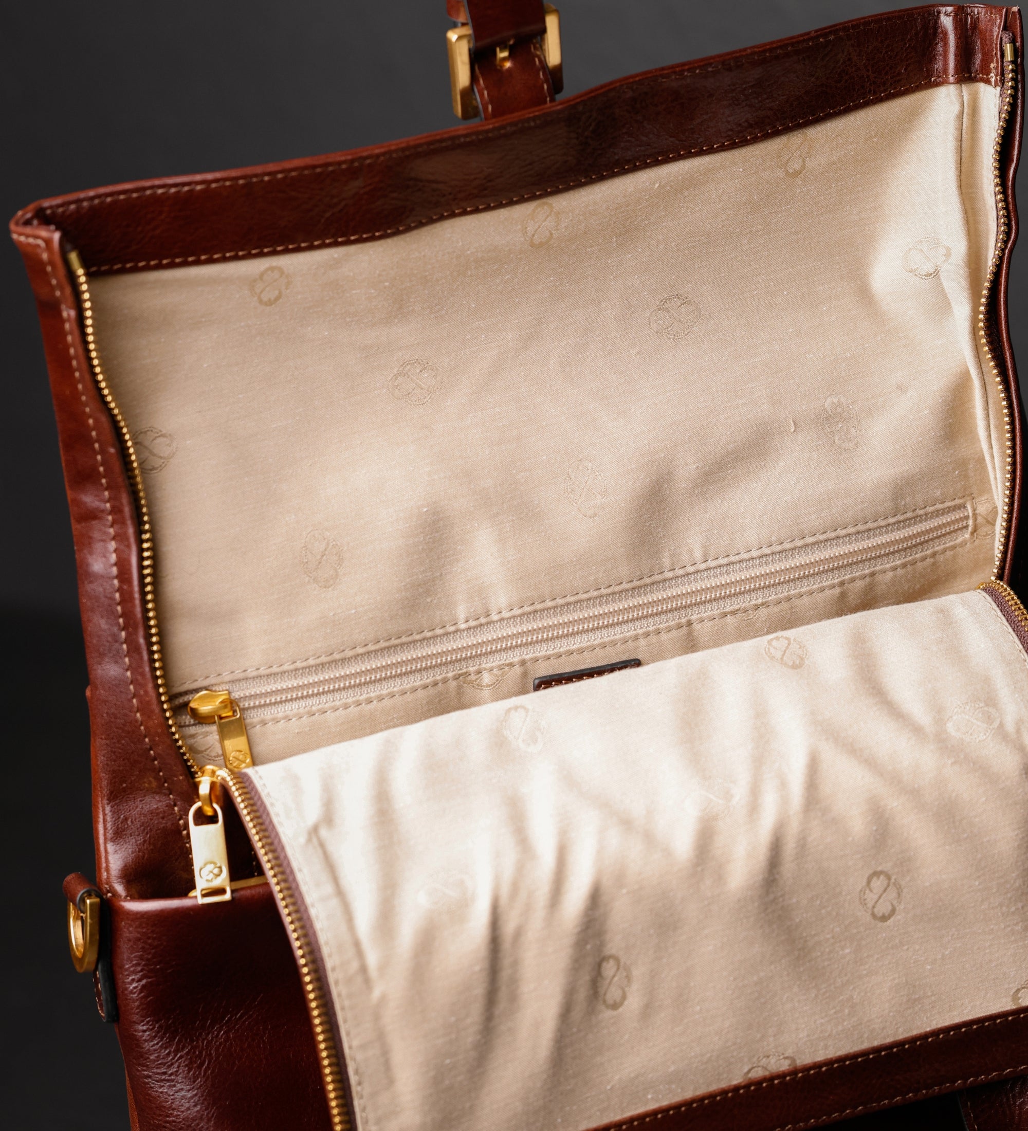 Veelzijdige leren rugtas schoudertas voor dames - The Awakening