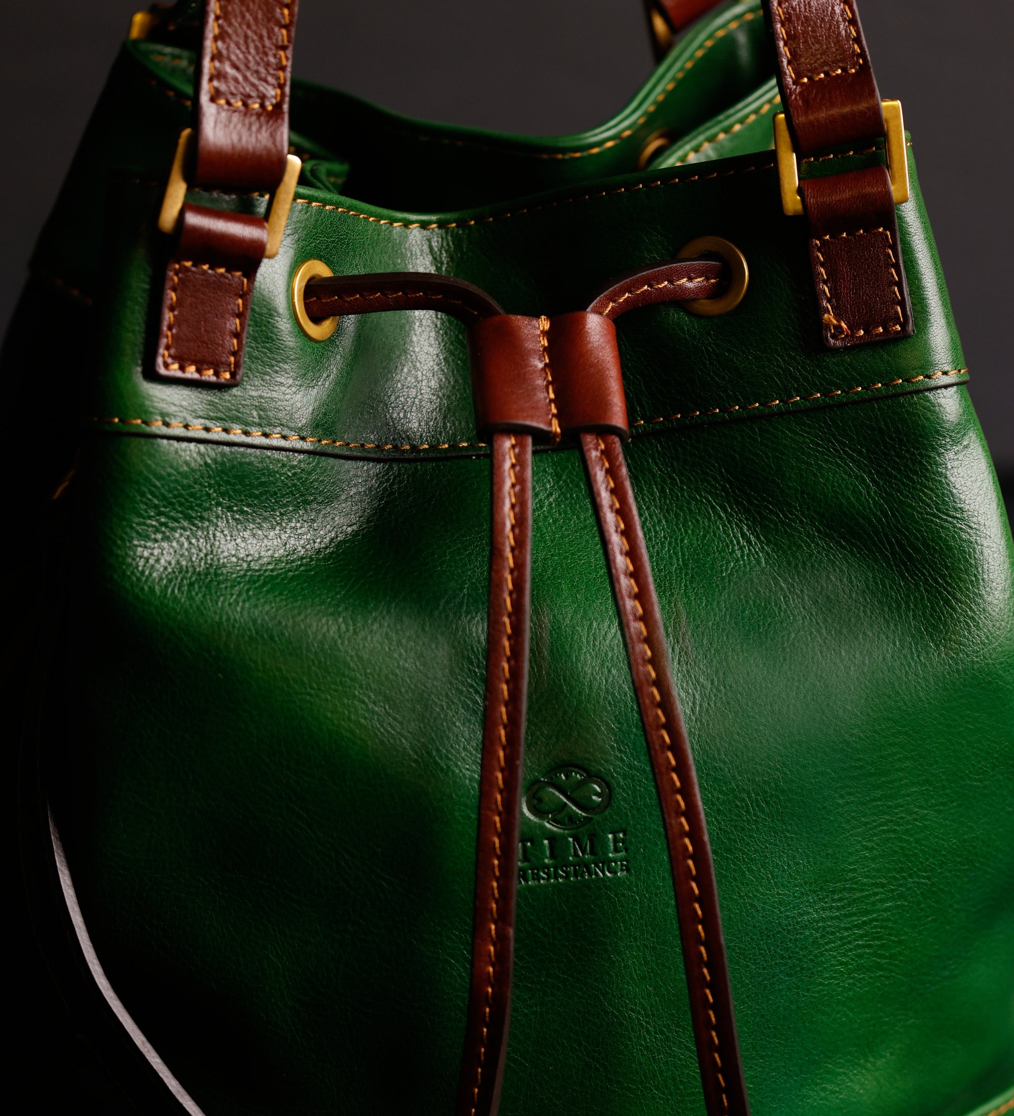 Leren buideltas voor dames - Light In August