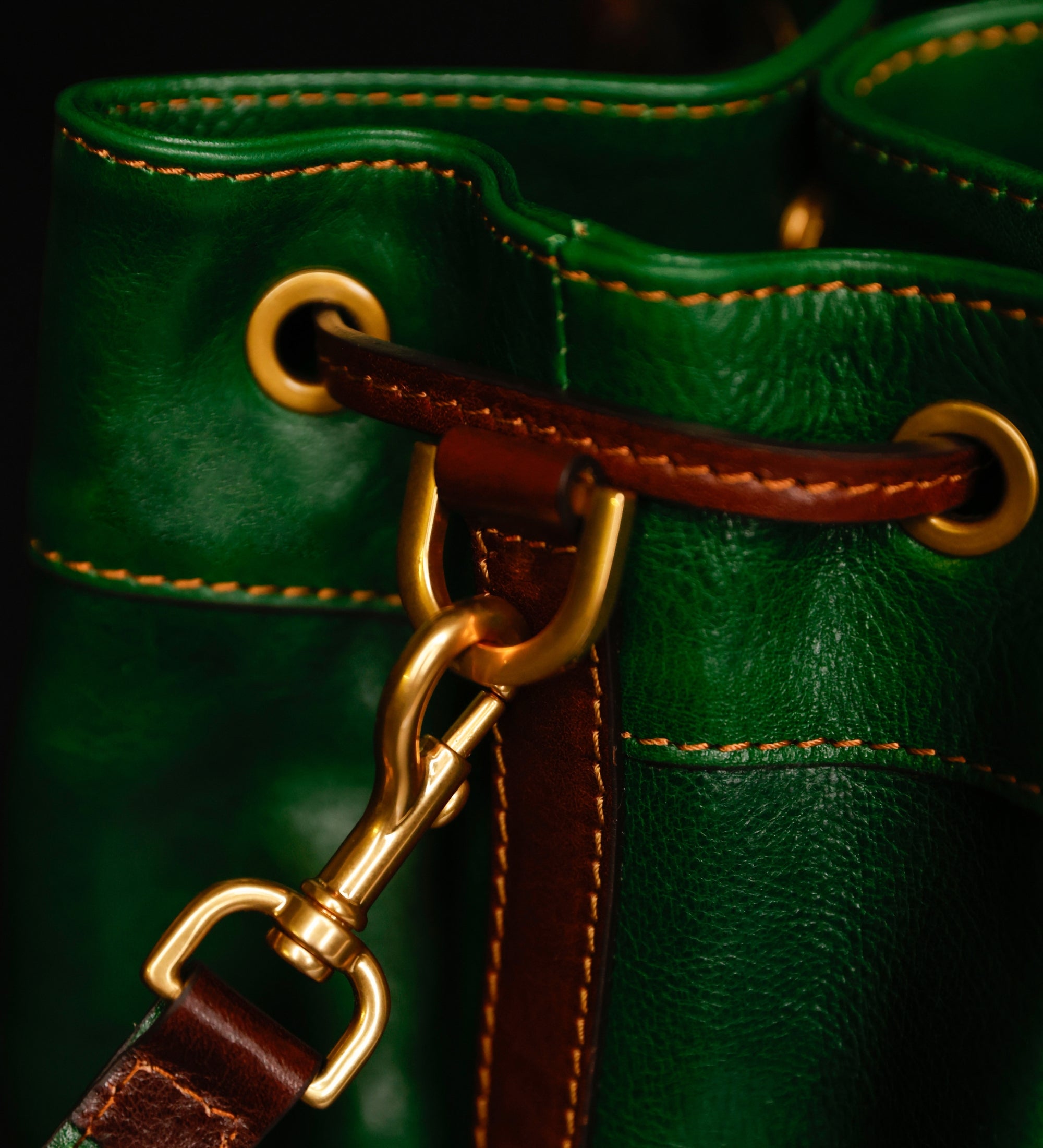 Leren buideltas voor dames - Light In August