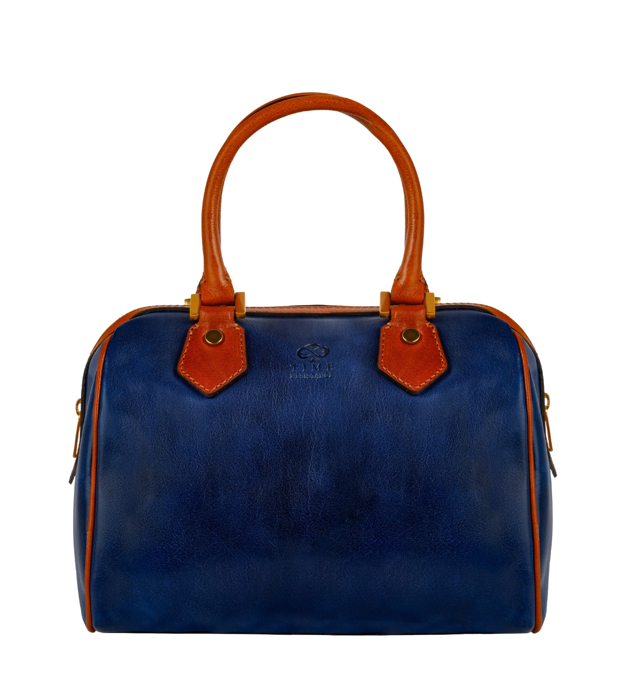 Leren barrel bag handtas voor dames - Little Dorrit