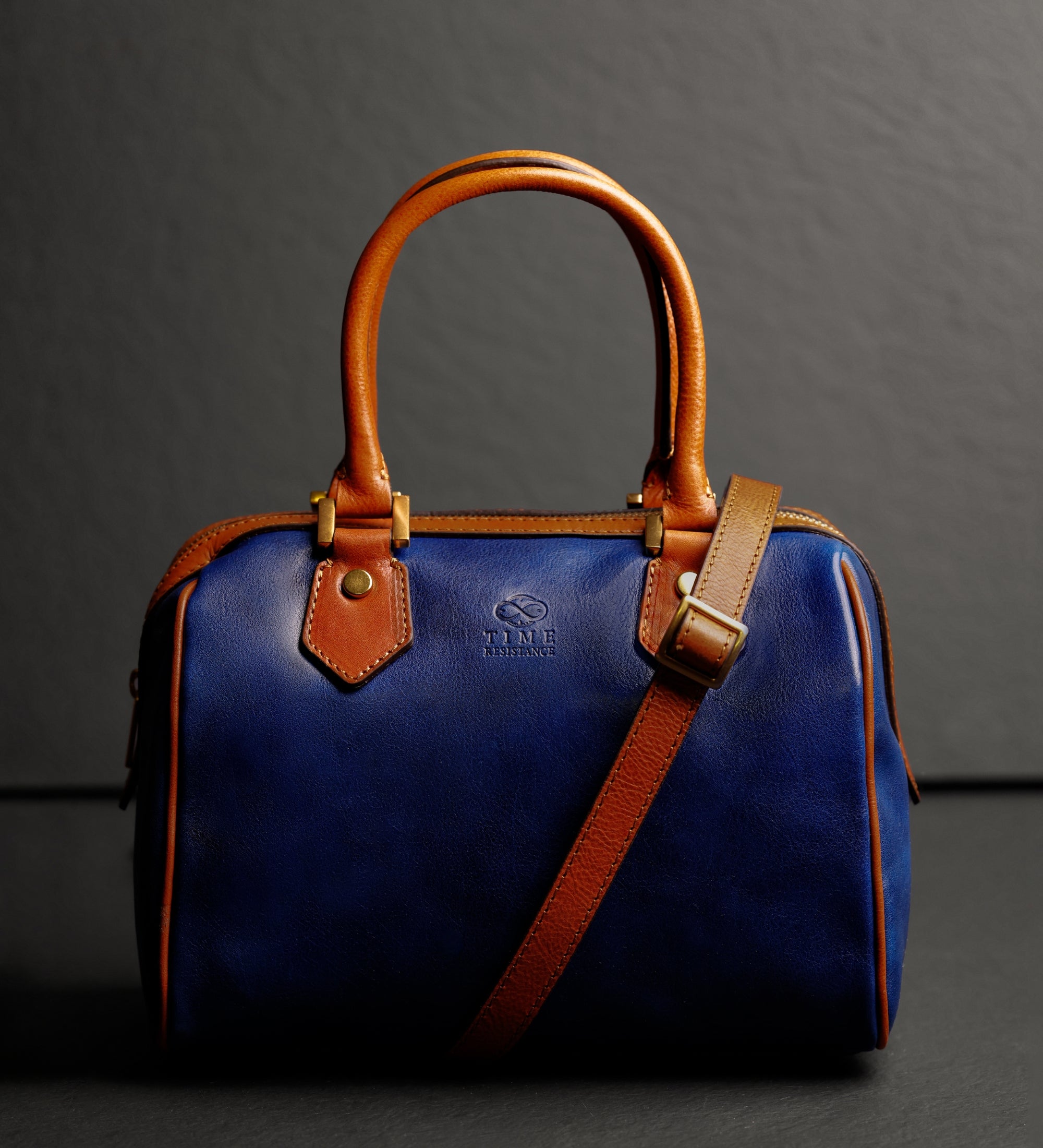 Leren barrel bag handtas voor dames - Little Dorrit