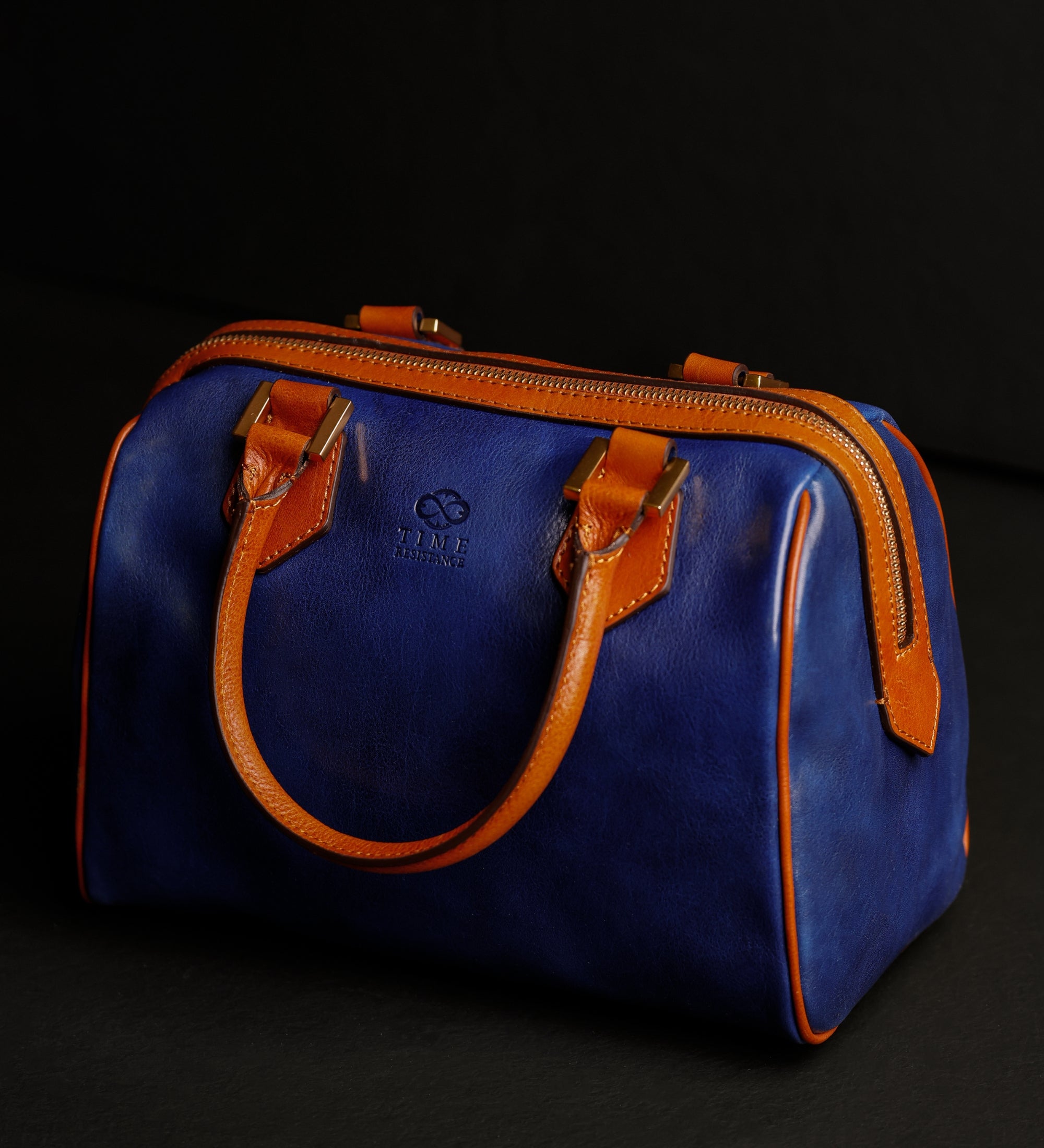 Leren barrel bag handtas voor dames - Little Dorrit