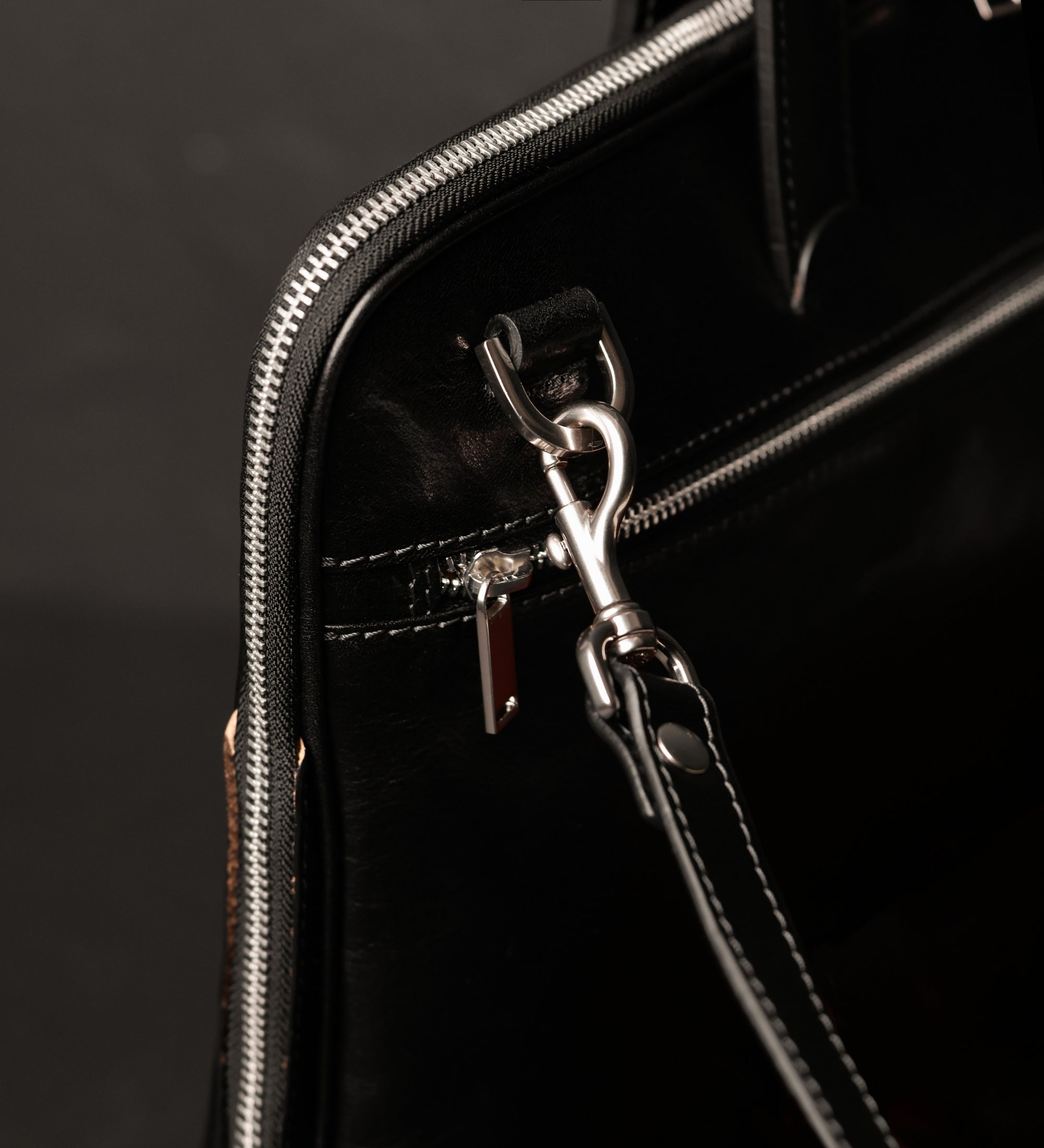 Leren aktetas laptoptas voor dames - Brave New World