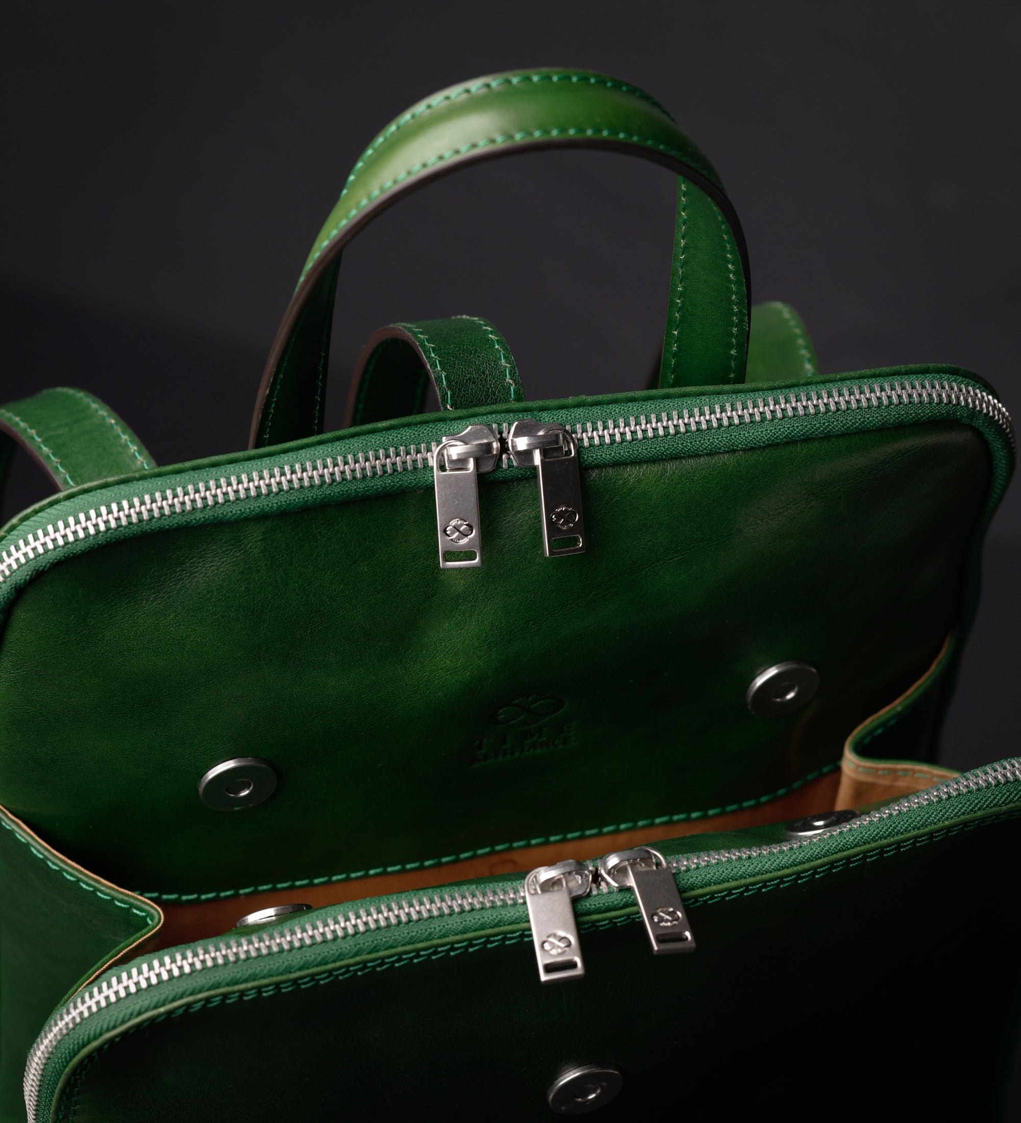 Veelzijdige leren rugtas schoudertas voor dames - Clarissa