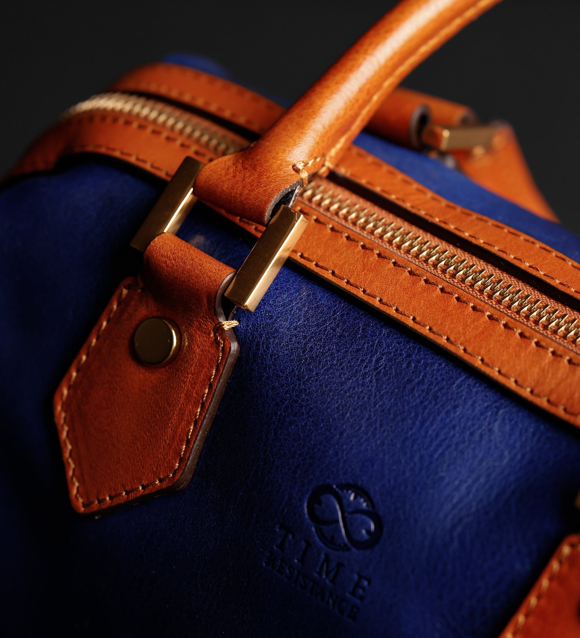 Leren barrel bag handtas voor dames - Little Dorrit