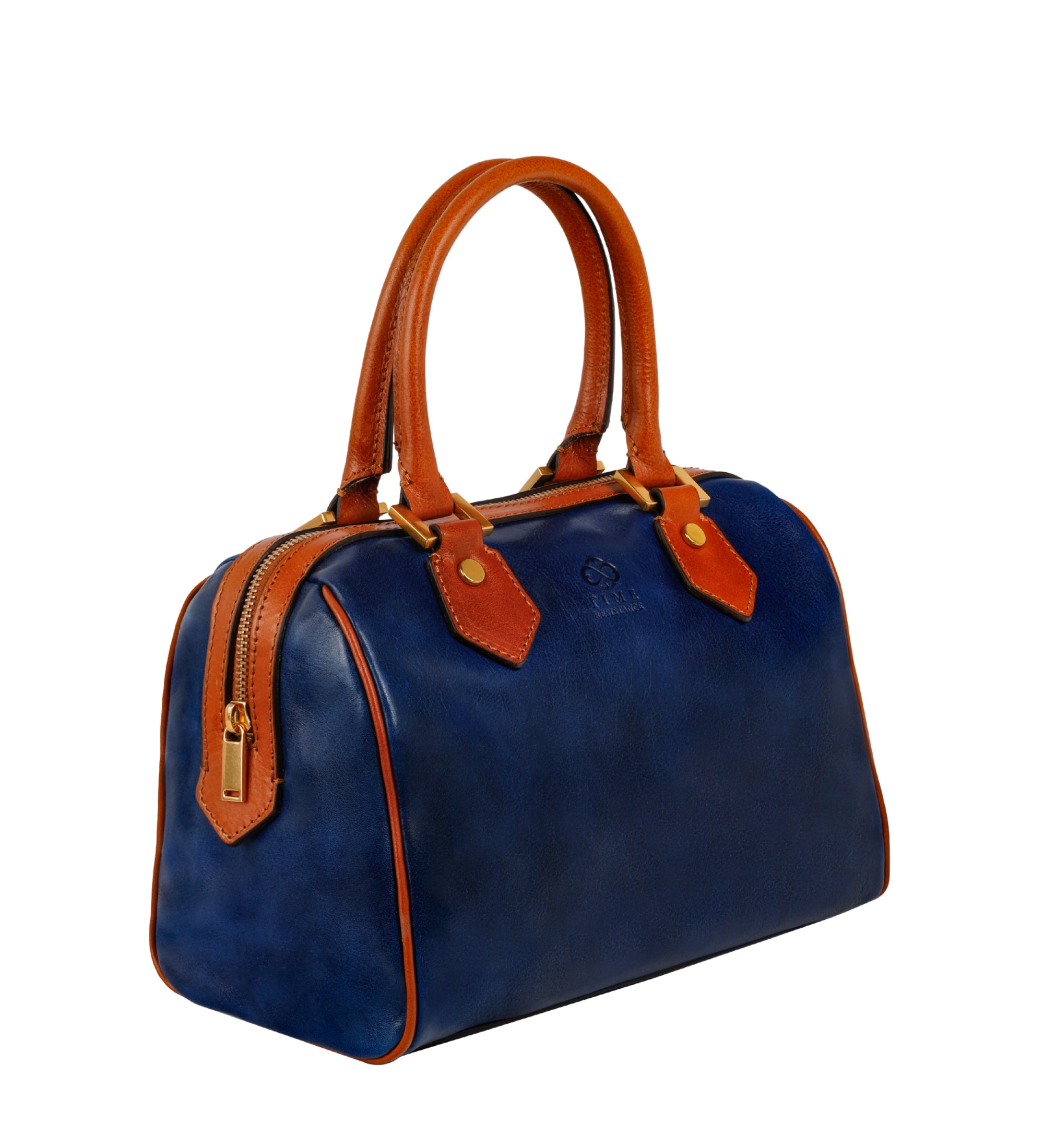 Leren barrel bag handtas voor dames - Little Dorrit