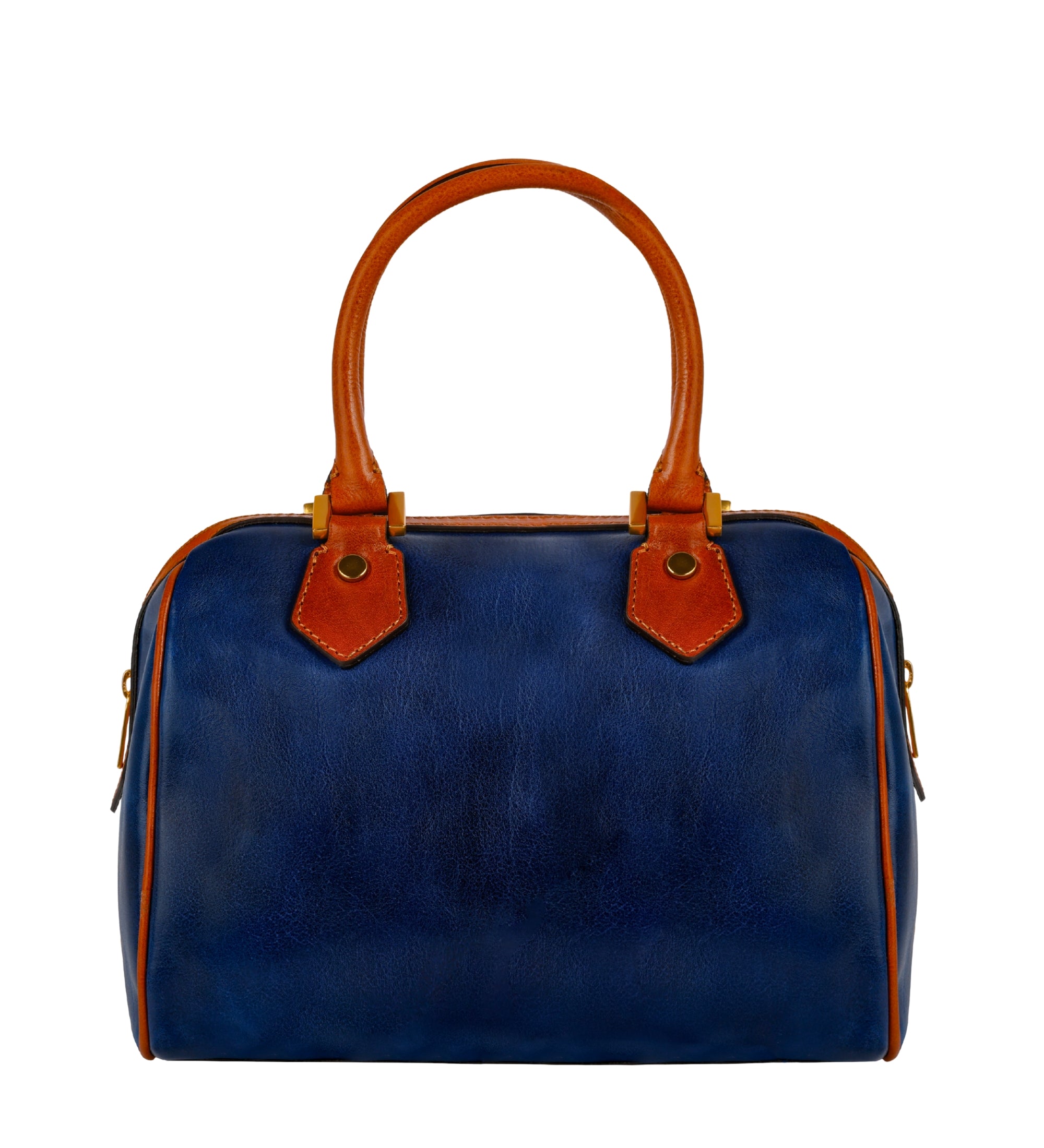 Leren barrel bag handtas voor dames - Little Dorrit