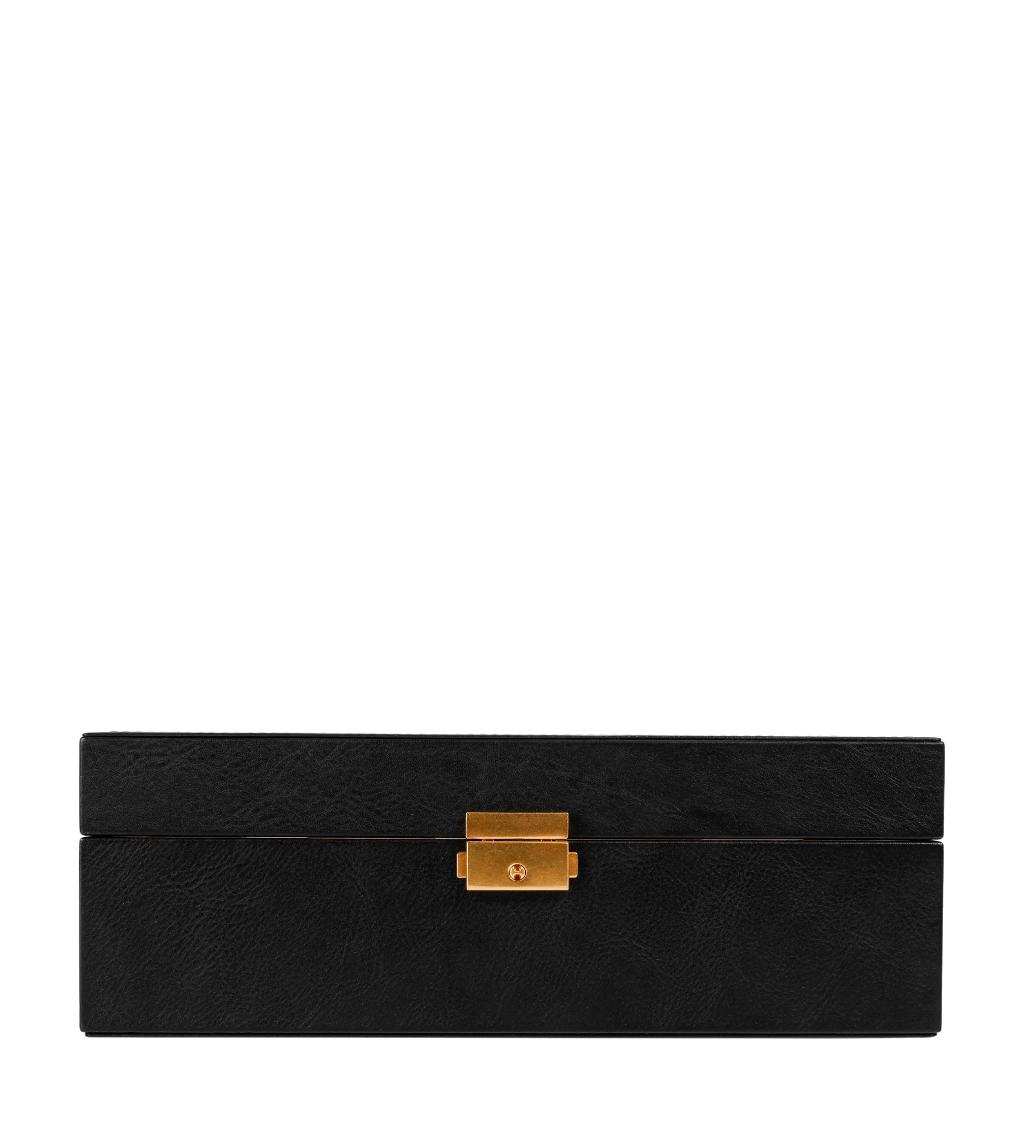 Leren horlogekistje, horloge opbergdoos - Silence