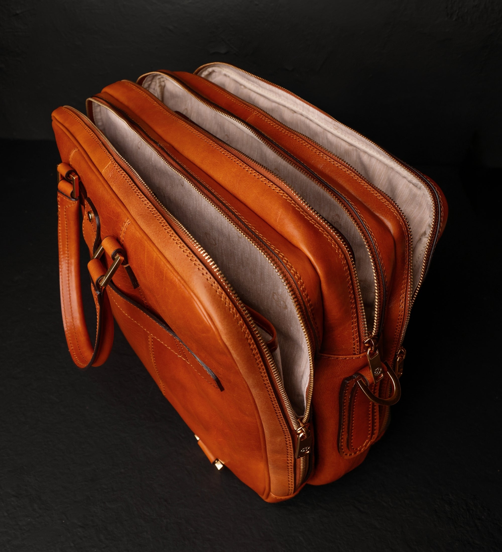 Leren veelzijdige aktetas rugtas - A Farewell to Arms