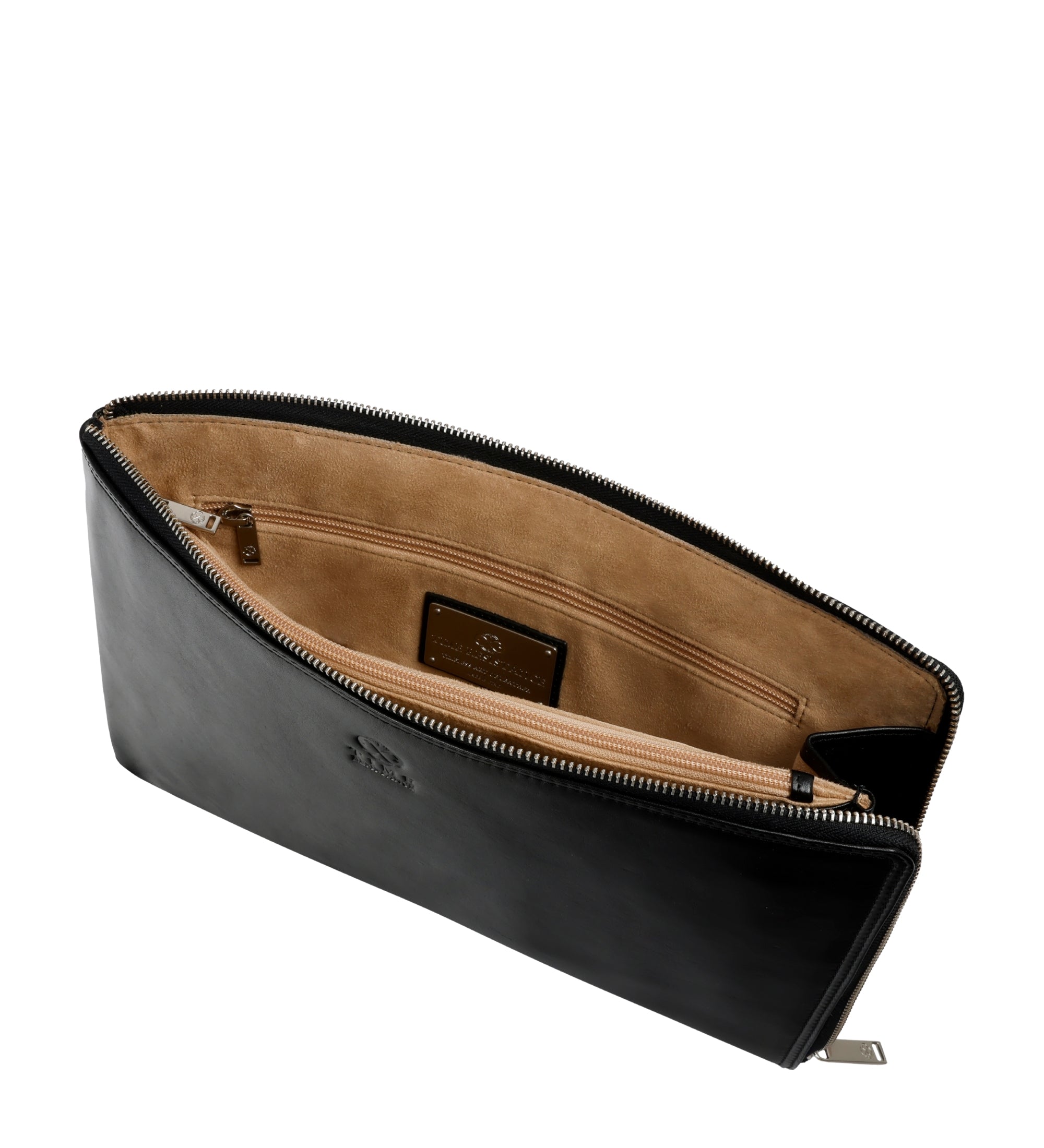 Grote leren clutch compacte handtas voor heren - The Brothers Karamazov