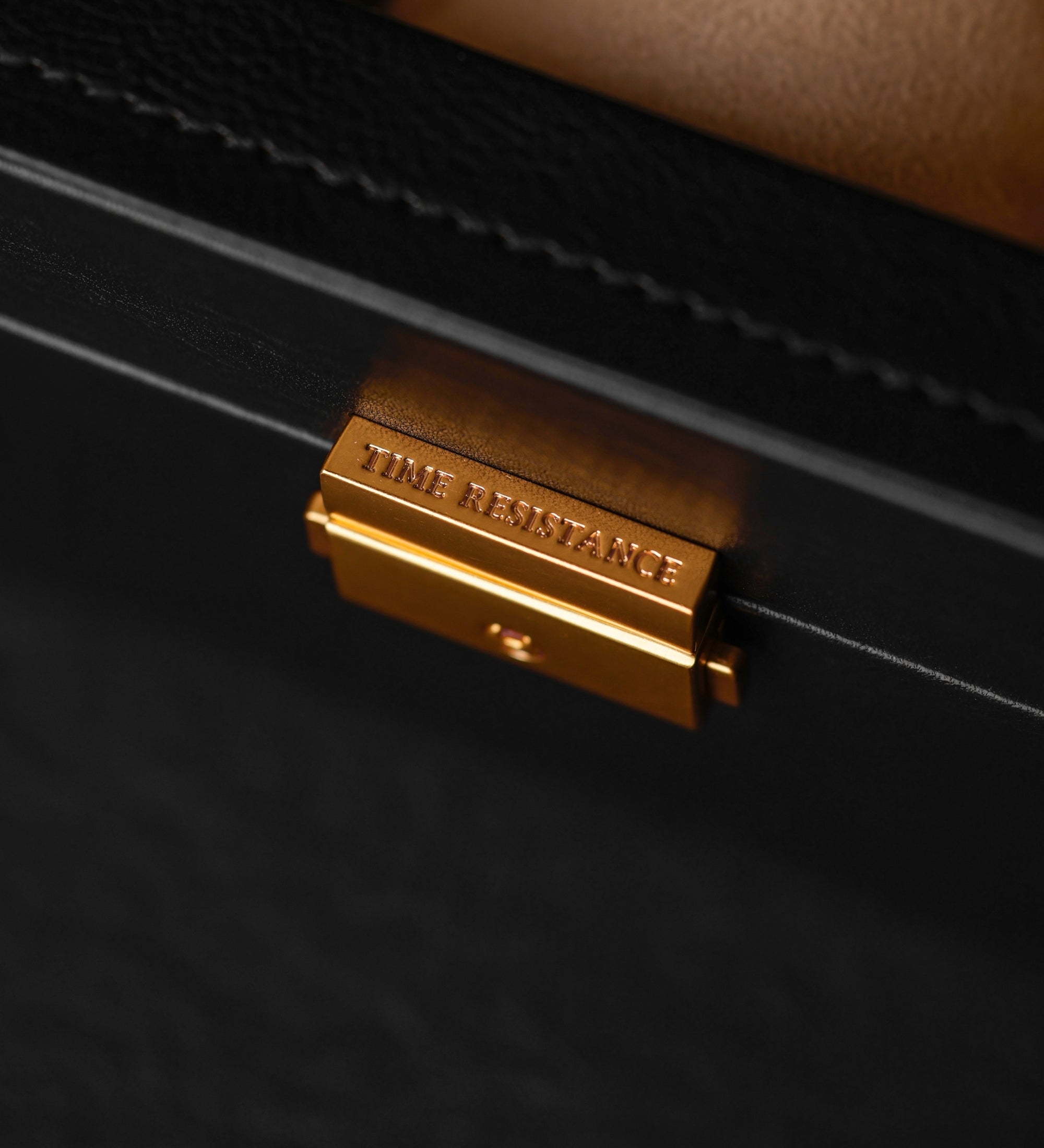 Leren horlogekistje, horloge opbergdoos - Silence