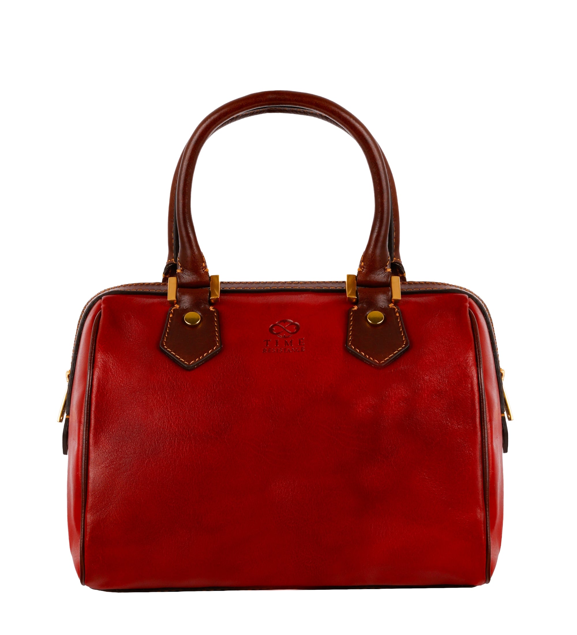 Leren barrel bag handtas voor dames - Little Dorrit