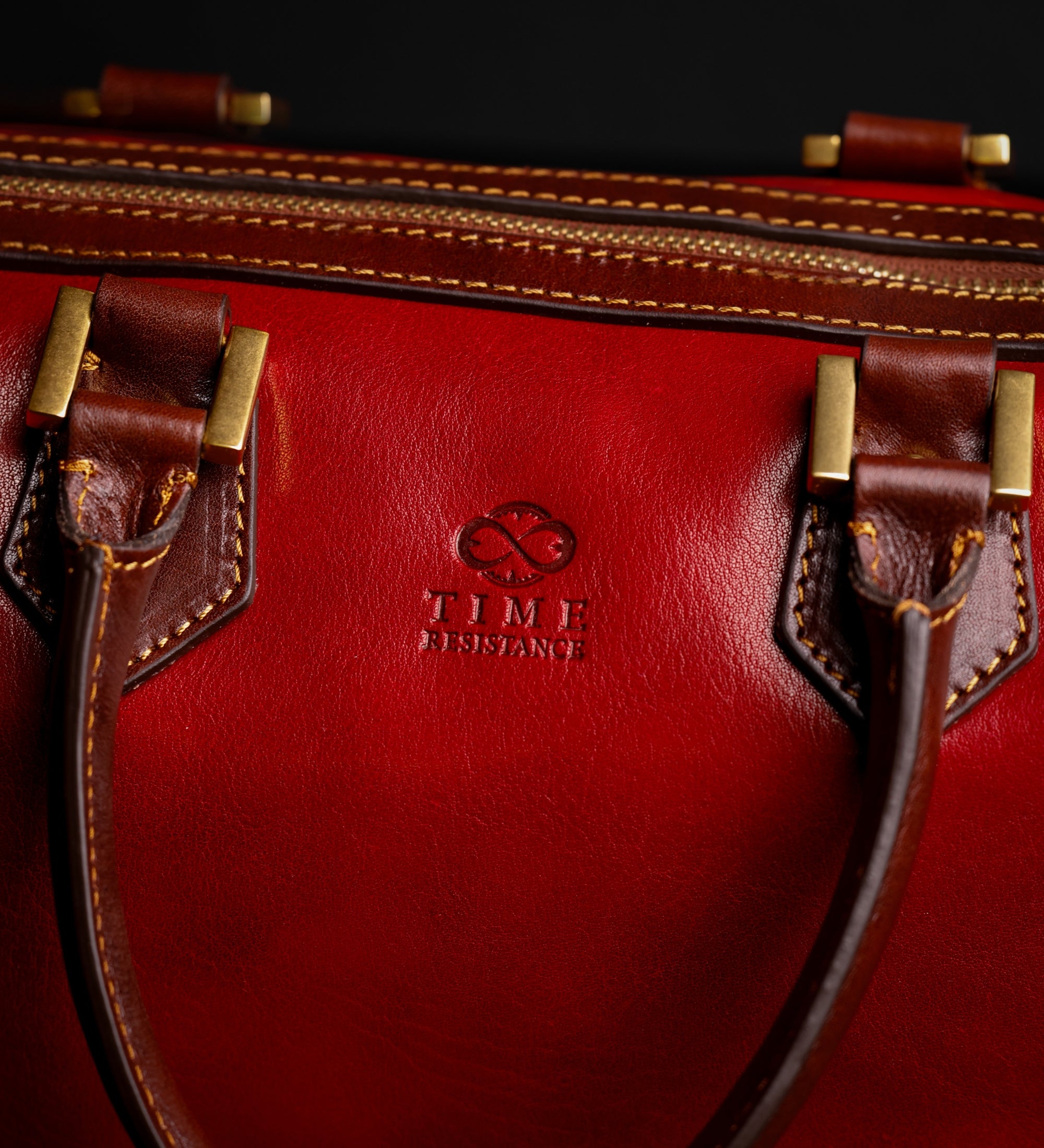 Leren barrel bag handtas voor dames - Little Dorrit