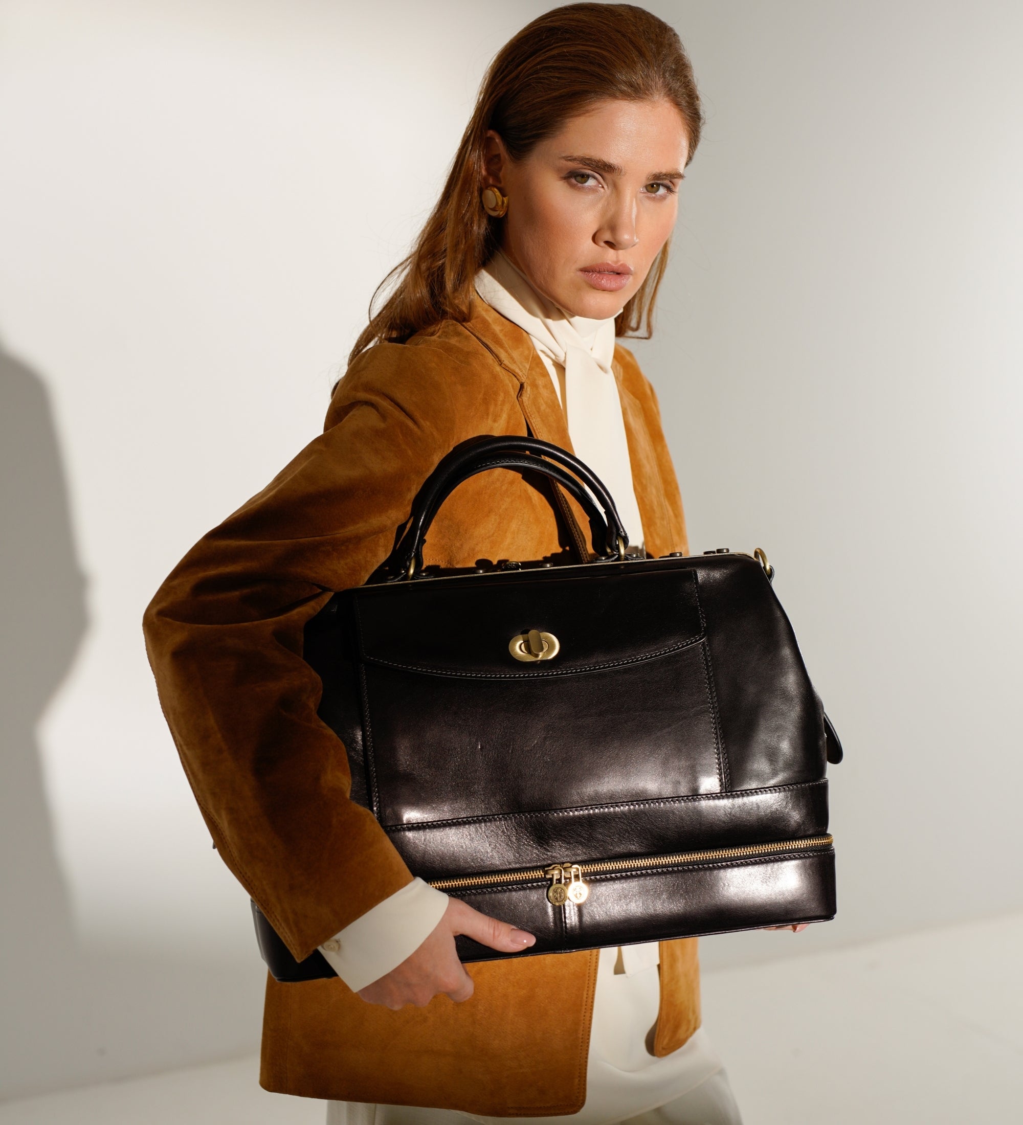 Leren dokterstas medische tas leren handtas voor dames - Doctor Faustus