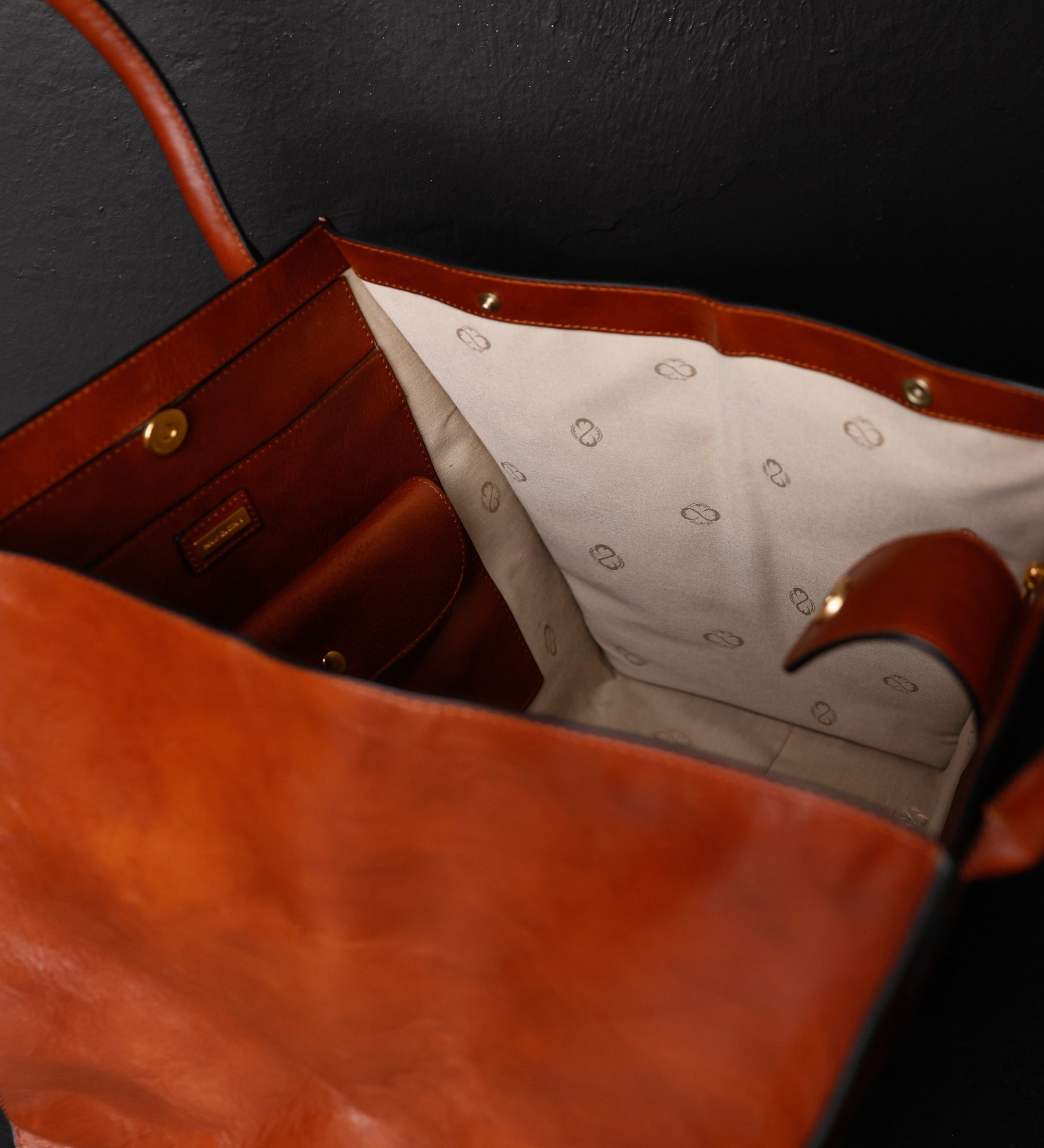 Leren handtas draagtas voor dames - The Woman in White