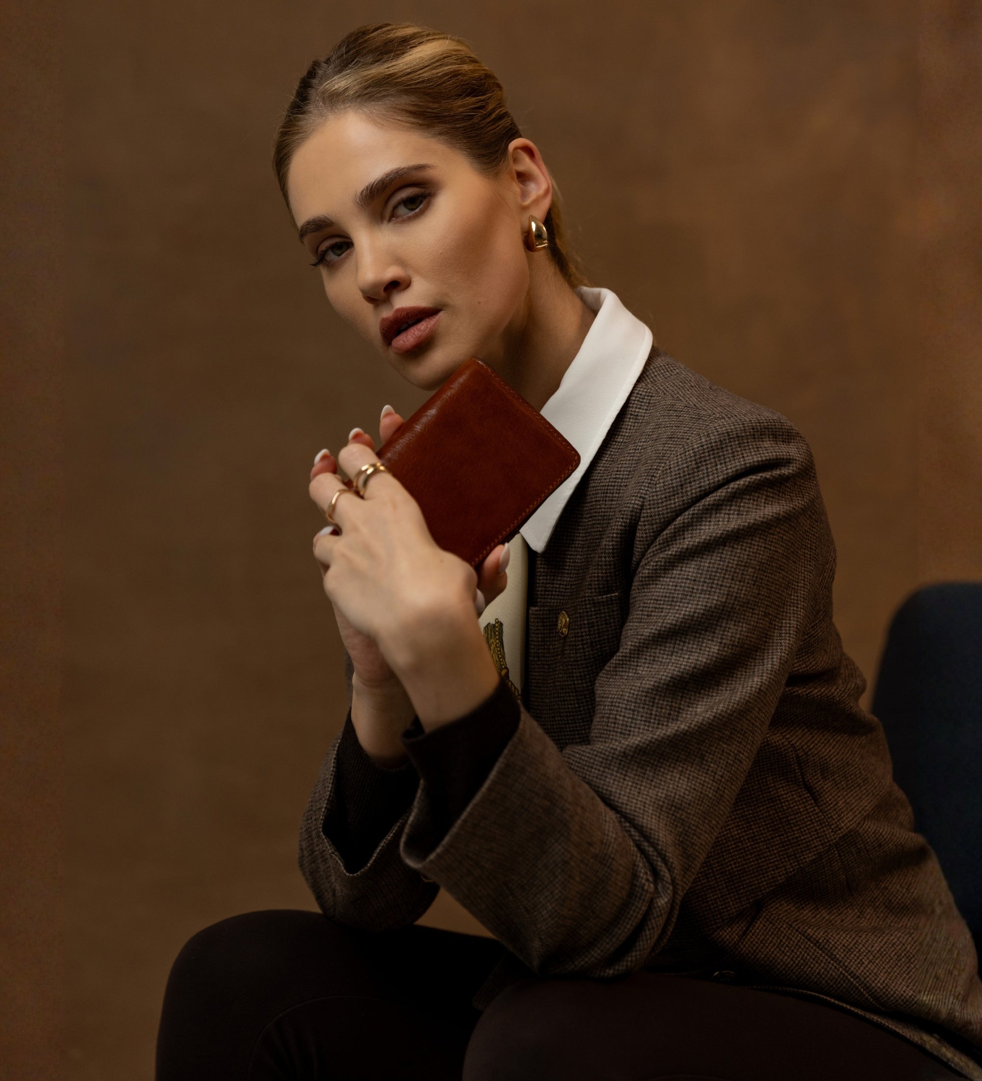 Kleine leren paspoorthoes voor dames - Gulliver's Travels