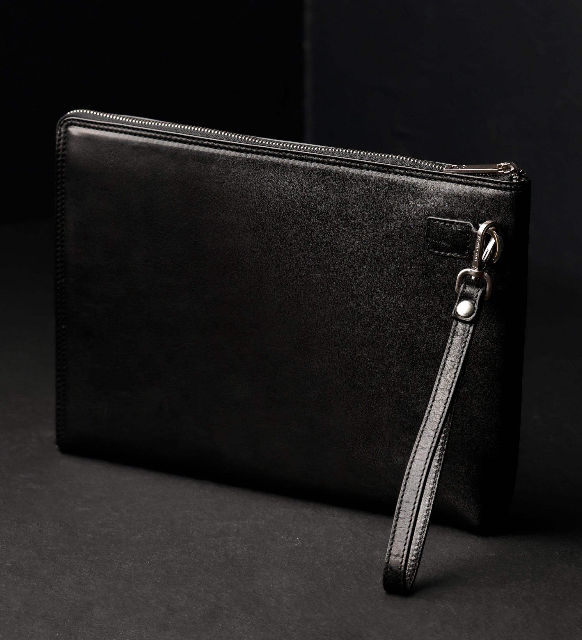 Grote leren clutch compacte handtas voor heren - The Brothers Karamazov