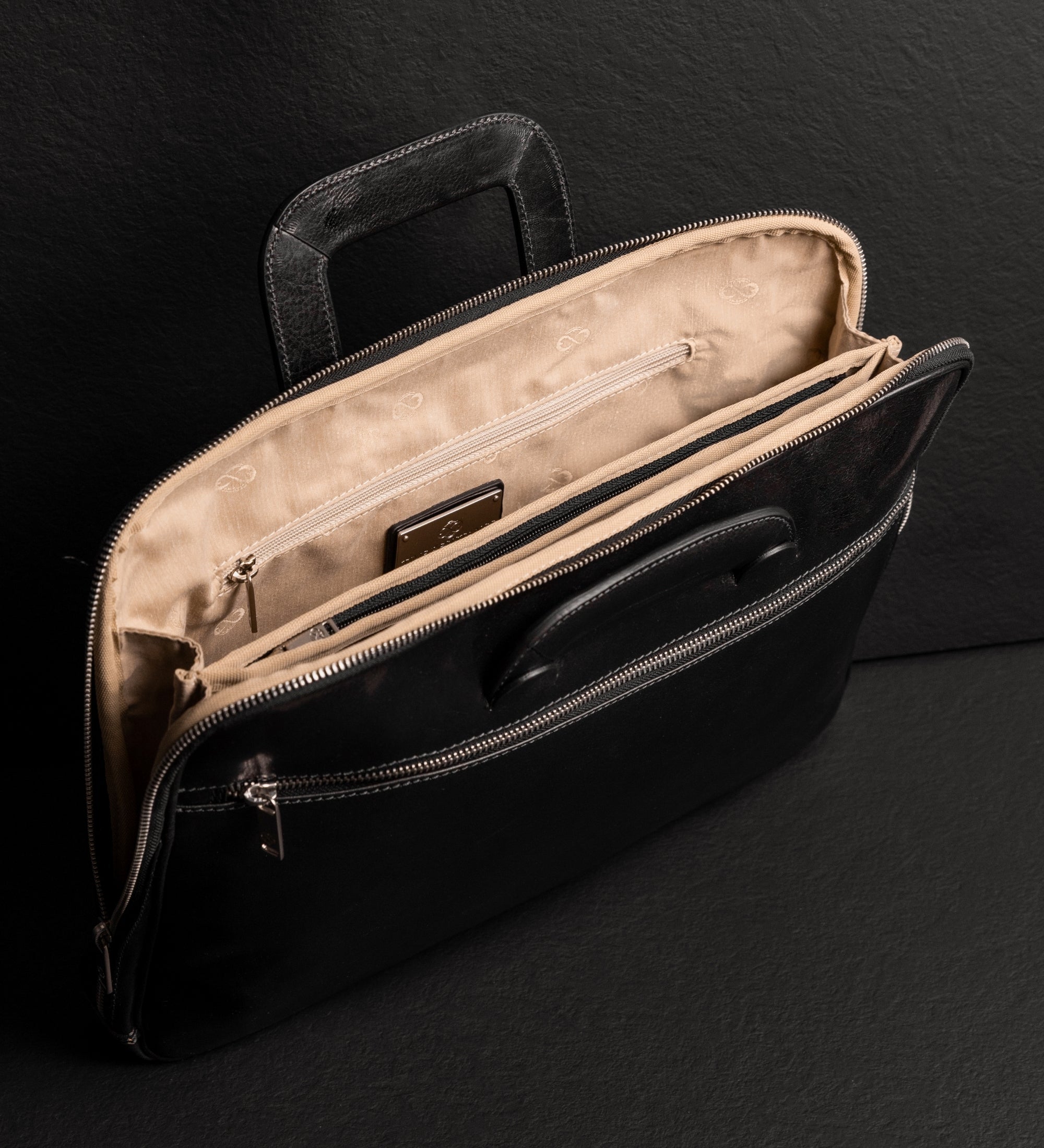 Leren aktetas laptoptas voor dames - Brave New World