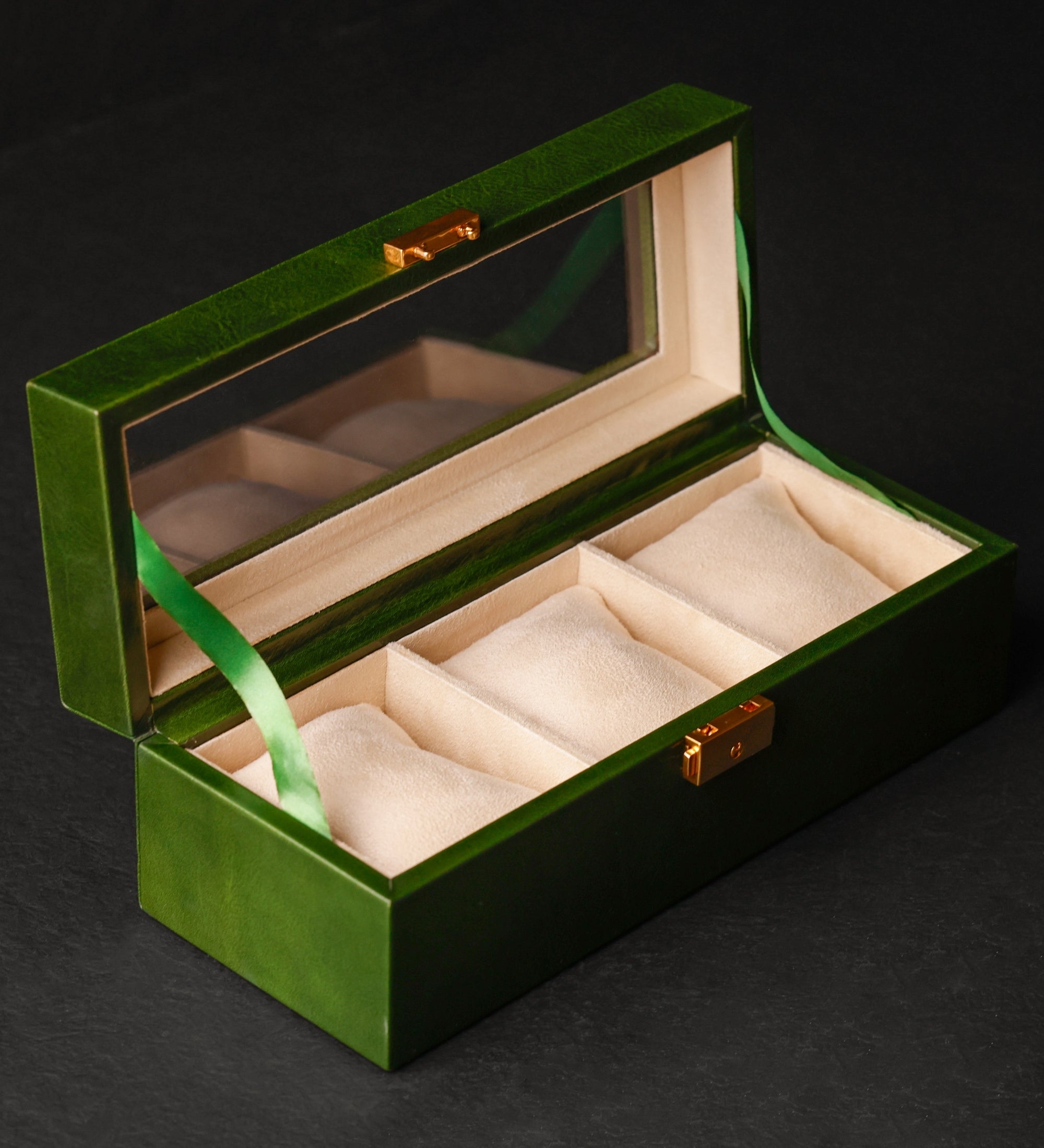 Leren horlogekistje, horloge opbergdoos voor dames - Silence