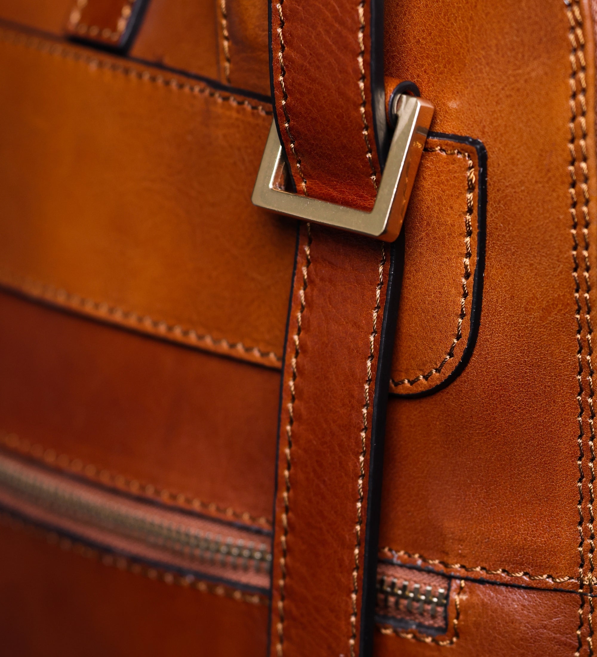 Veelzijdige leren rugtas schoudertas voor dames - Clarissa