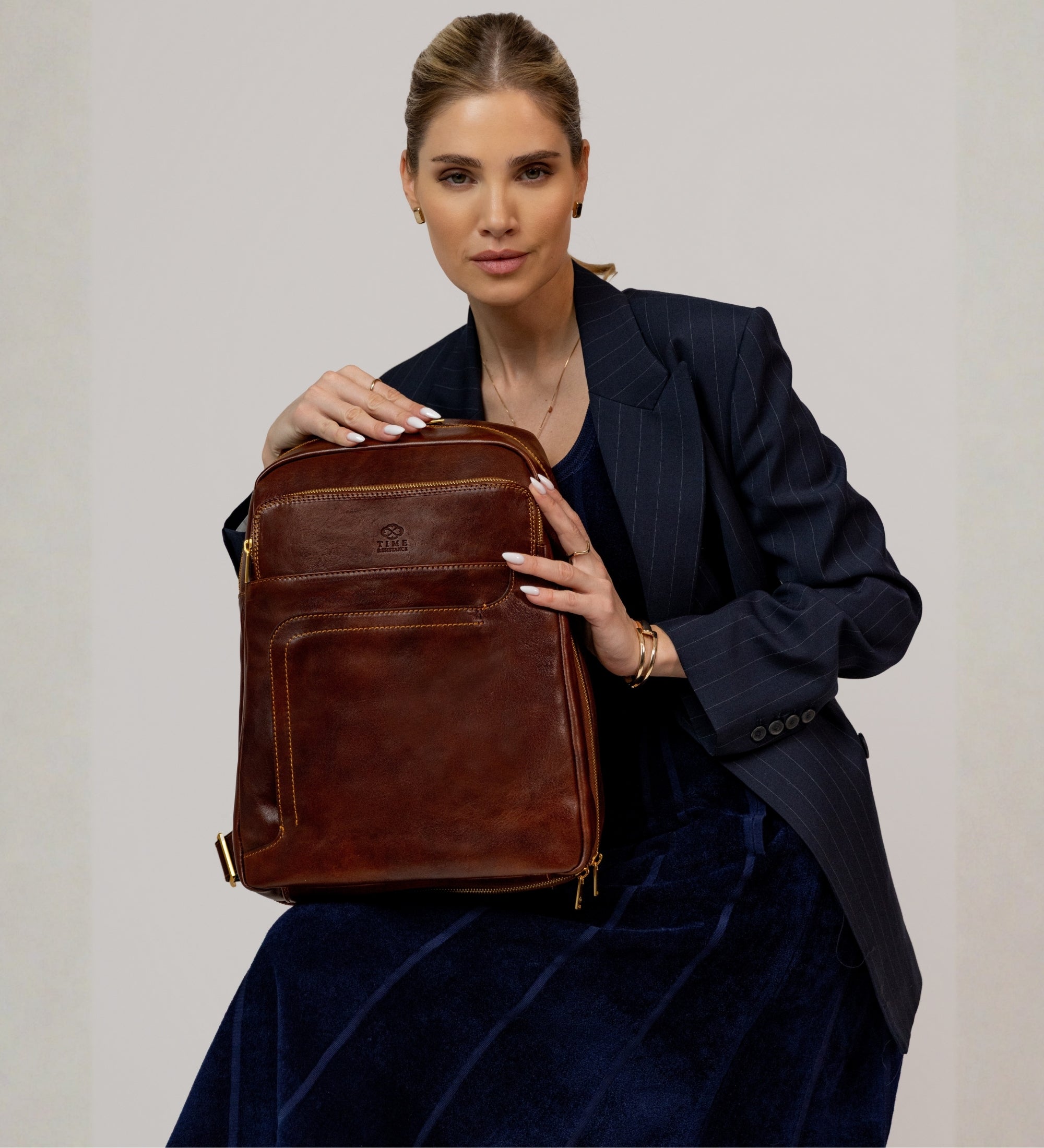 Leren reistas rugtas voor dames - L.A. Confidential