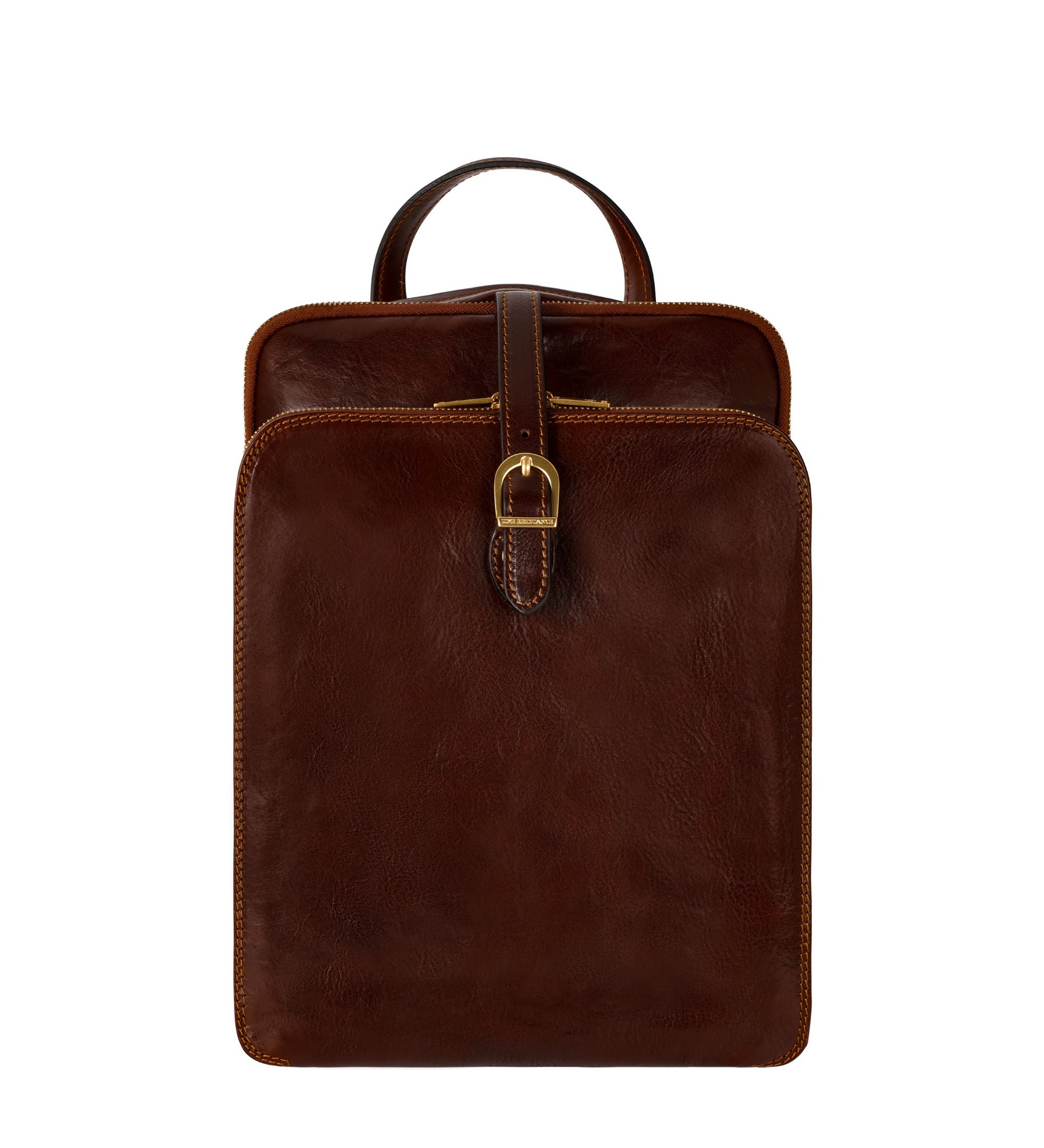 Veelzijdige leren rugtas schoudertas voor dames - Clarissa