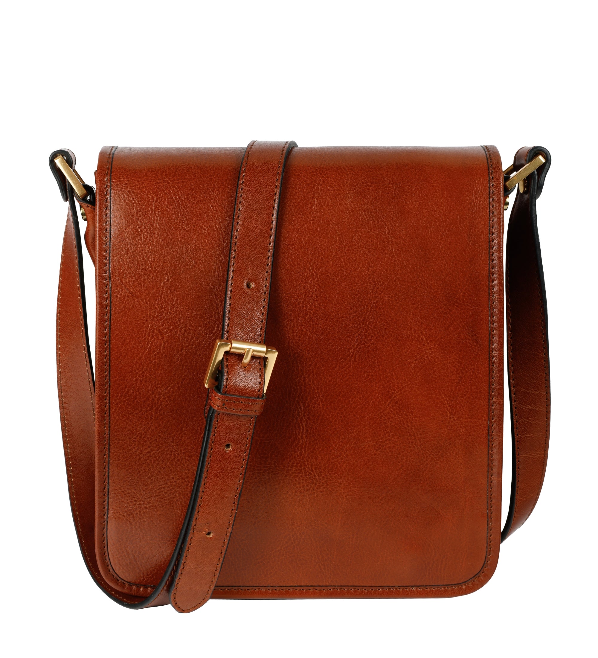 Kleine leren messenger bag - On The Road