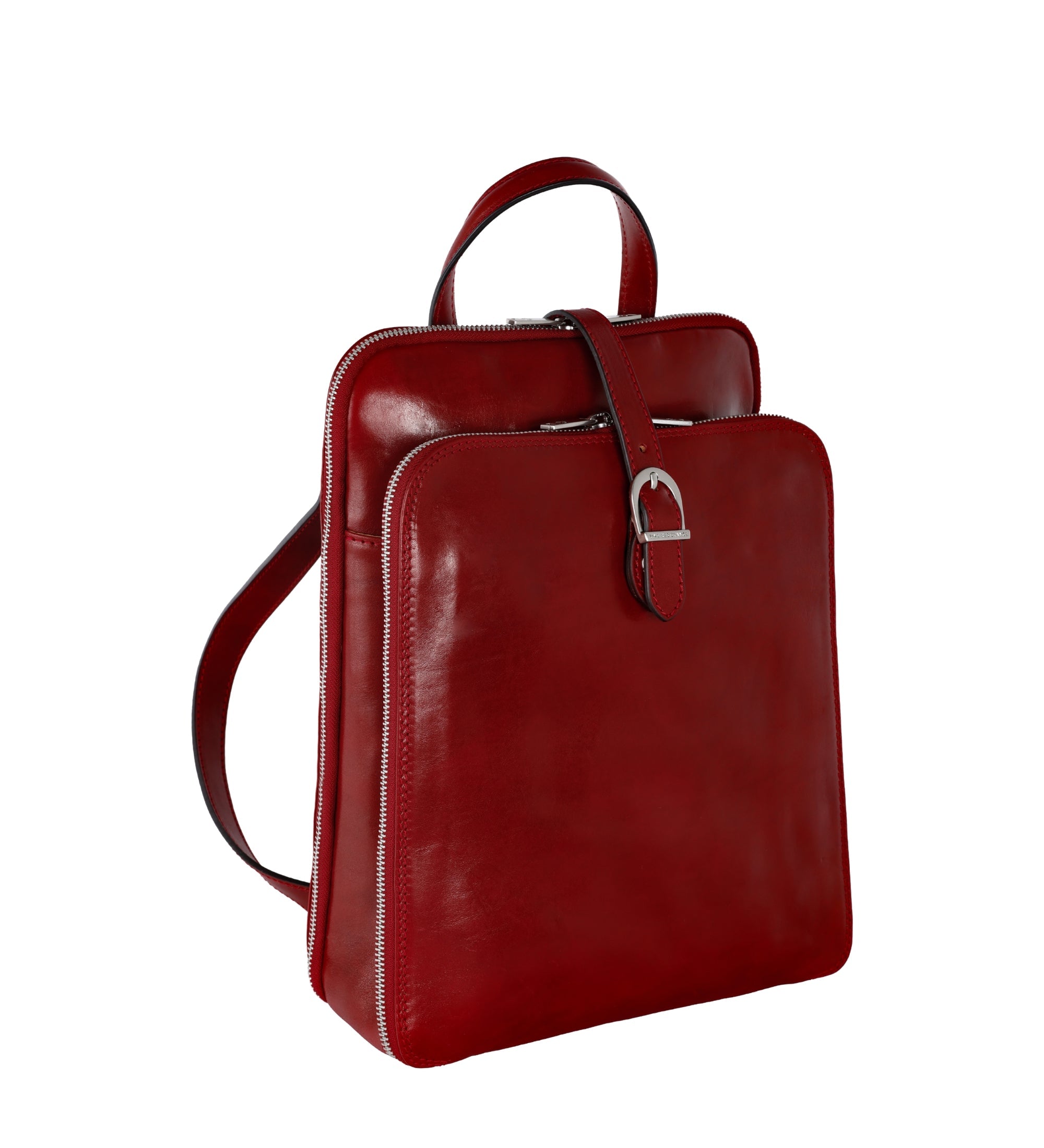 Veelzijdige leren rugtas schoudertas voor dames - Clarissa