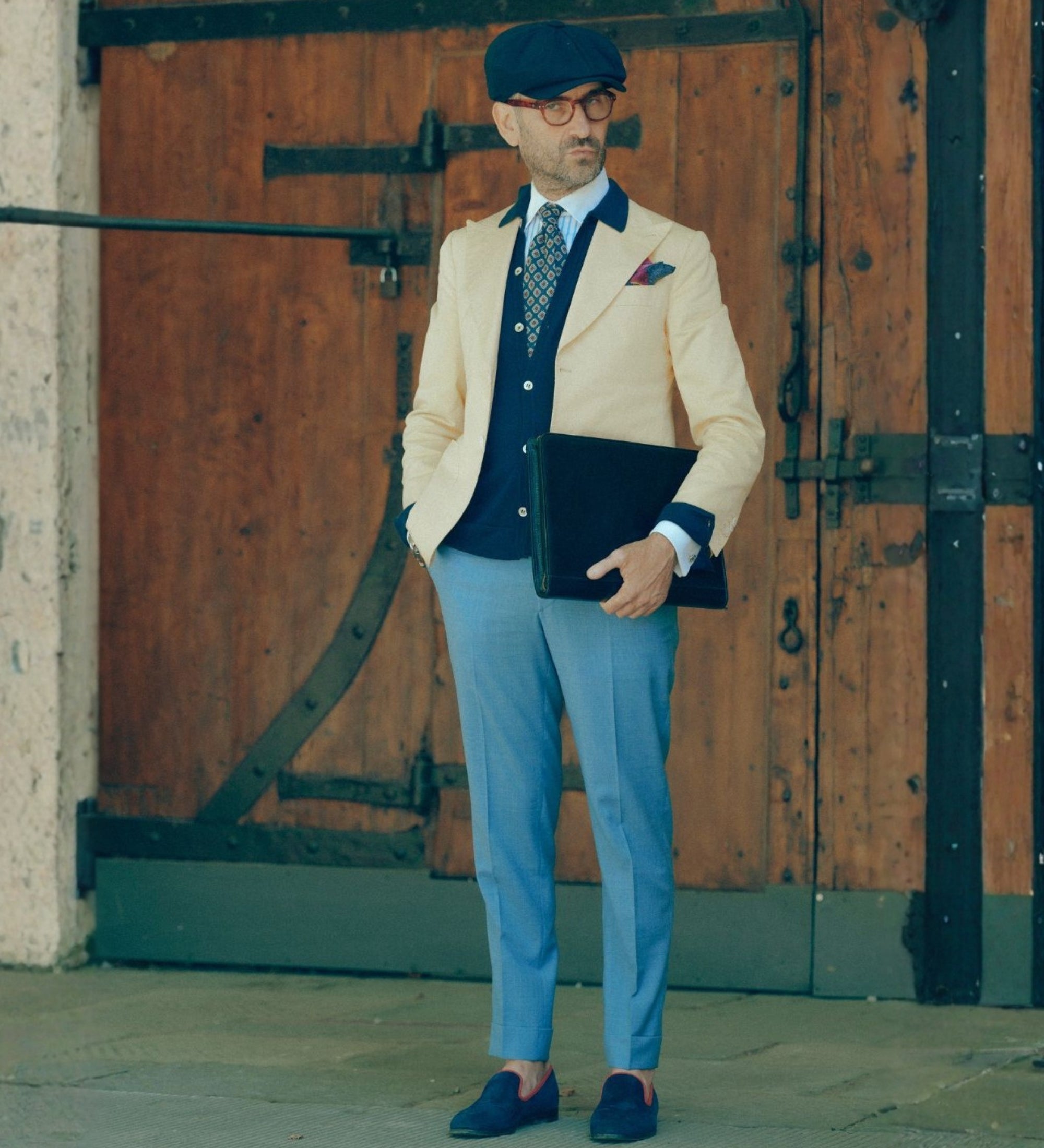 Leren A4 documentenmap organizer - Candide