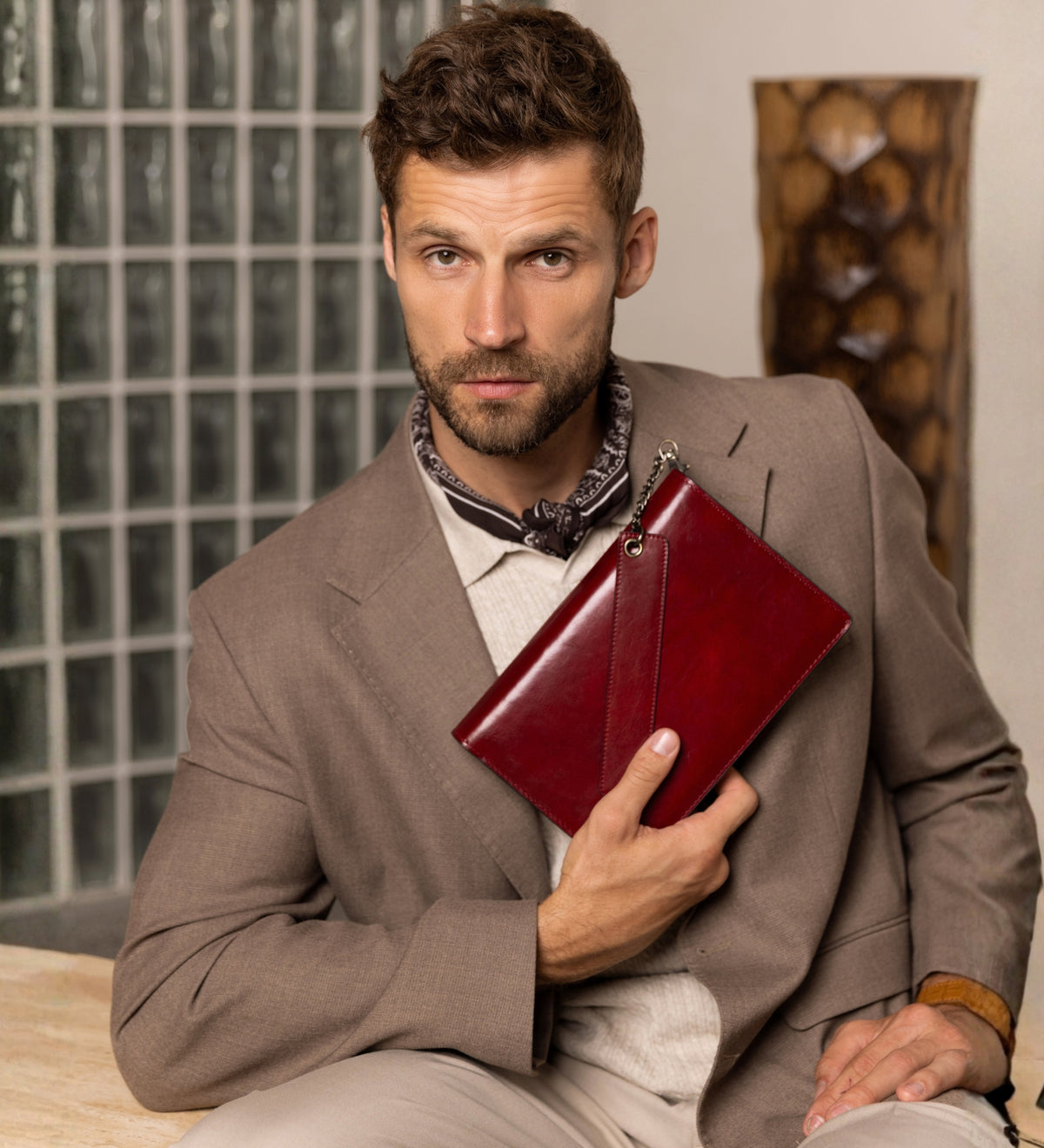 Leren notitieboek met navulbaar A5 notitieblok - The Diary of a Nobody