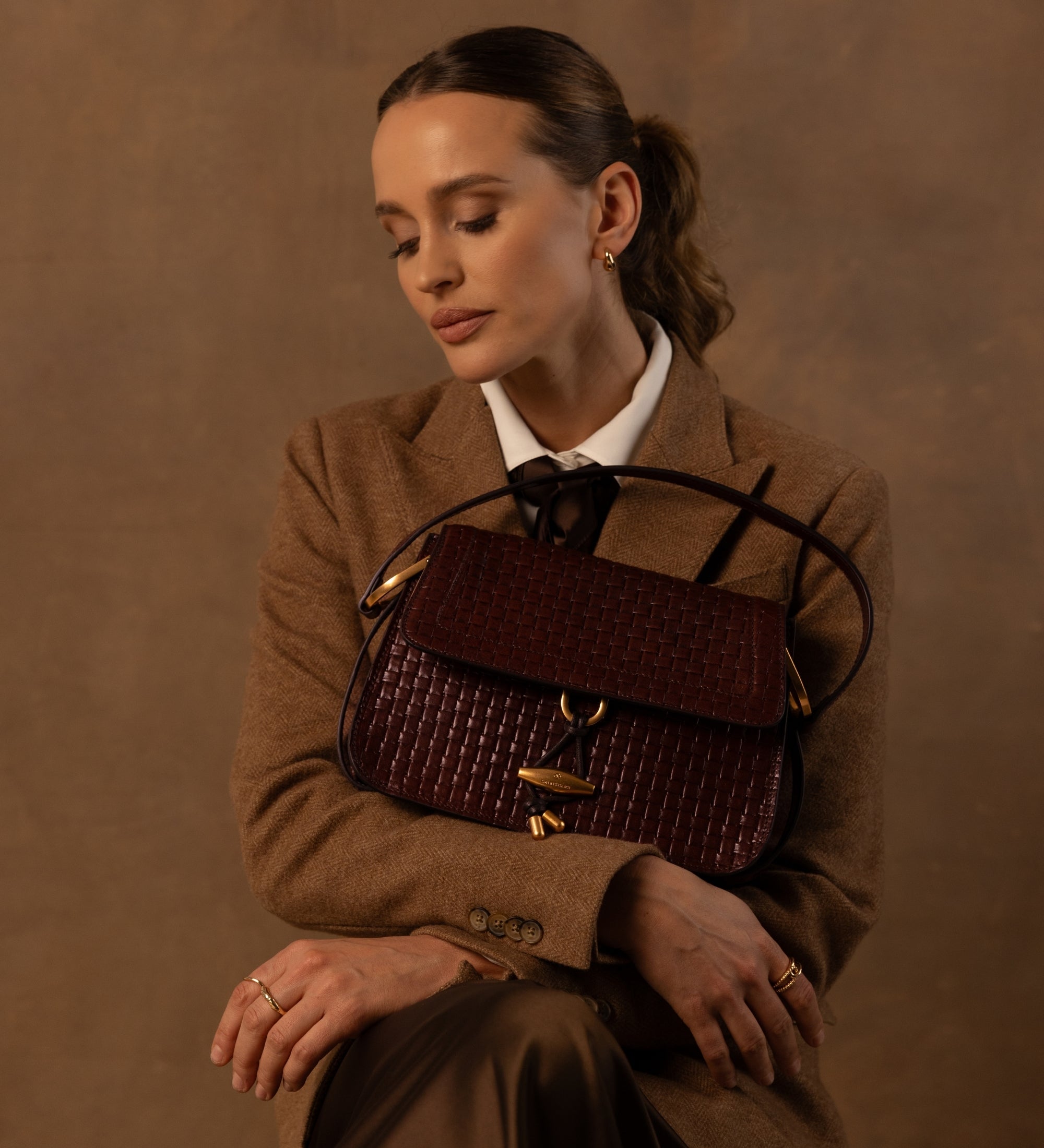 Leren tas met klep voor dames - Possession