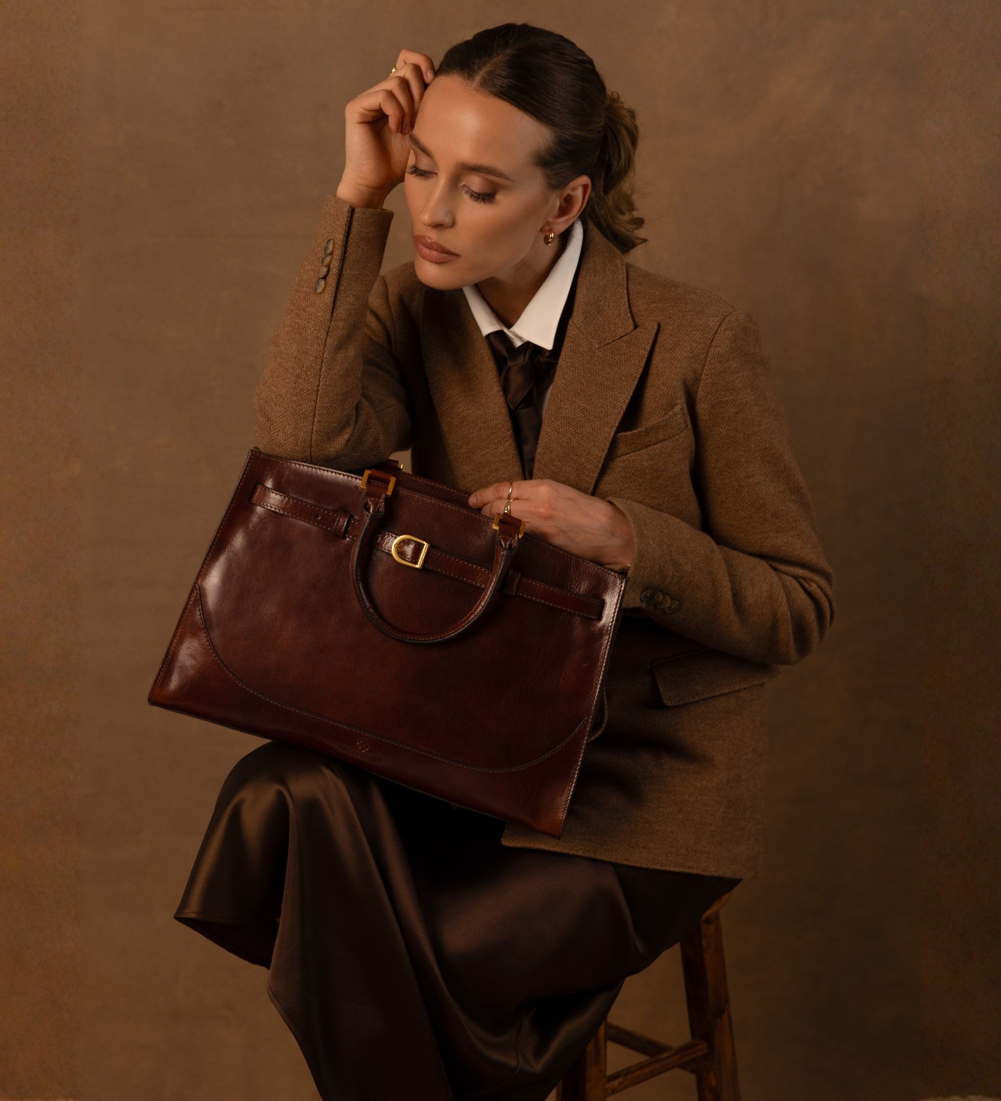 Leren handtas voor dames - Shirley