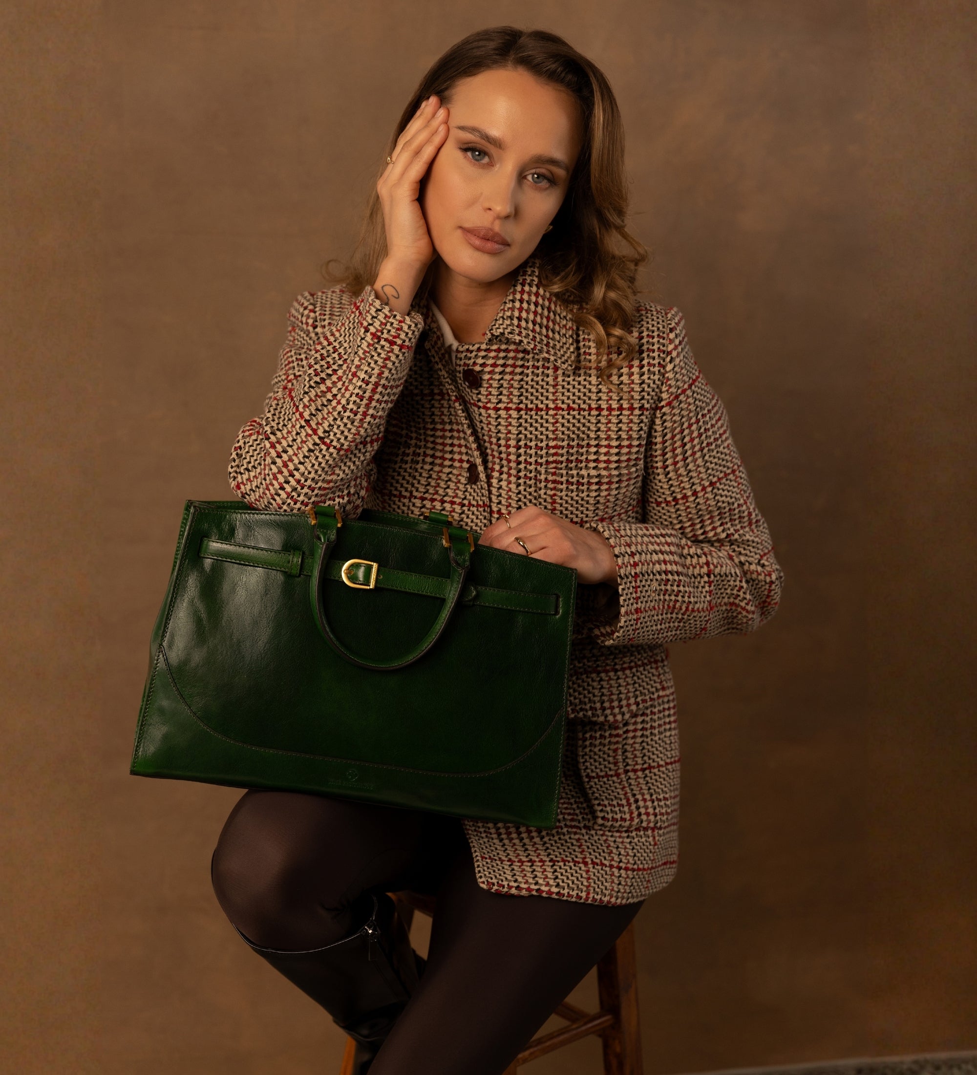 Leren handtas voor dames - Shirley