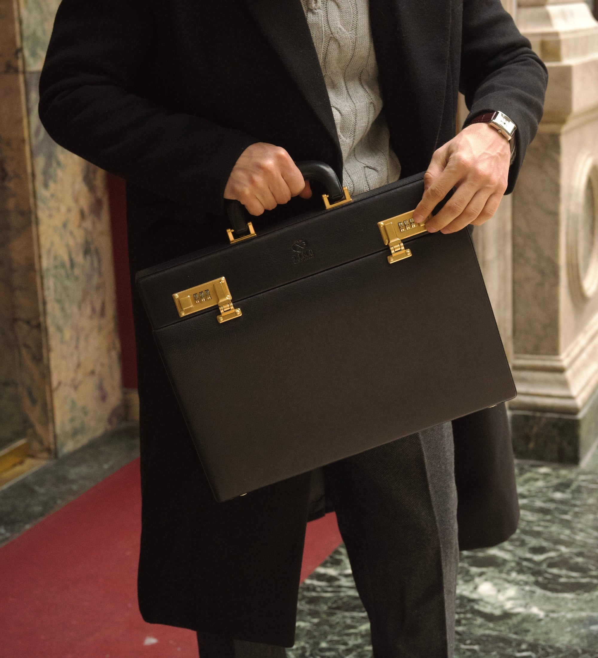 Leren attachékoffer aktetas - Vendetta