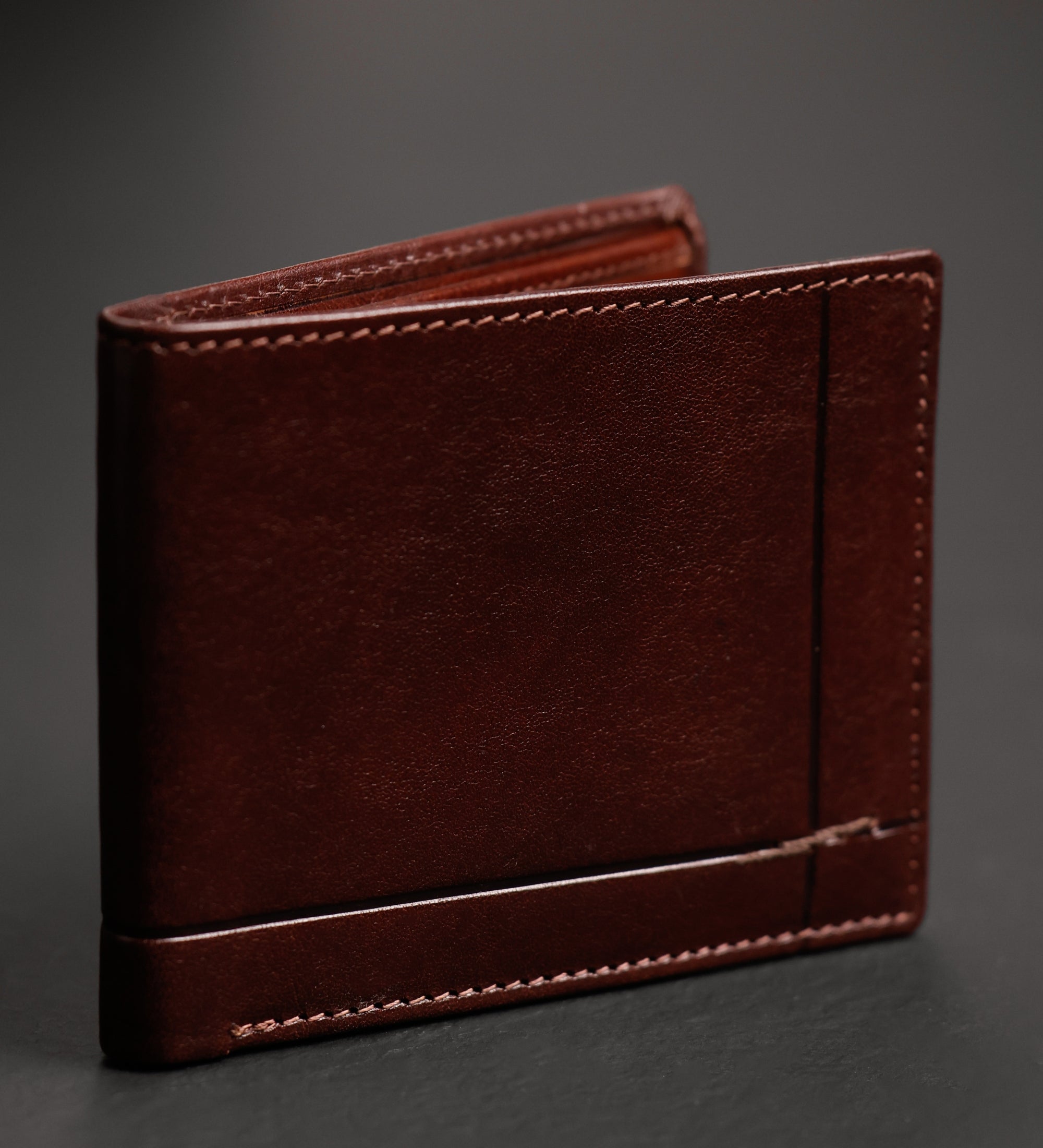 Leren bifold portemonnee - The Getaway