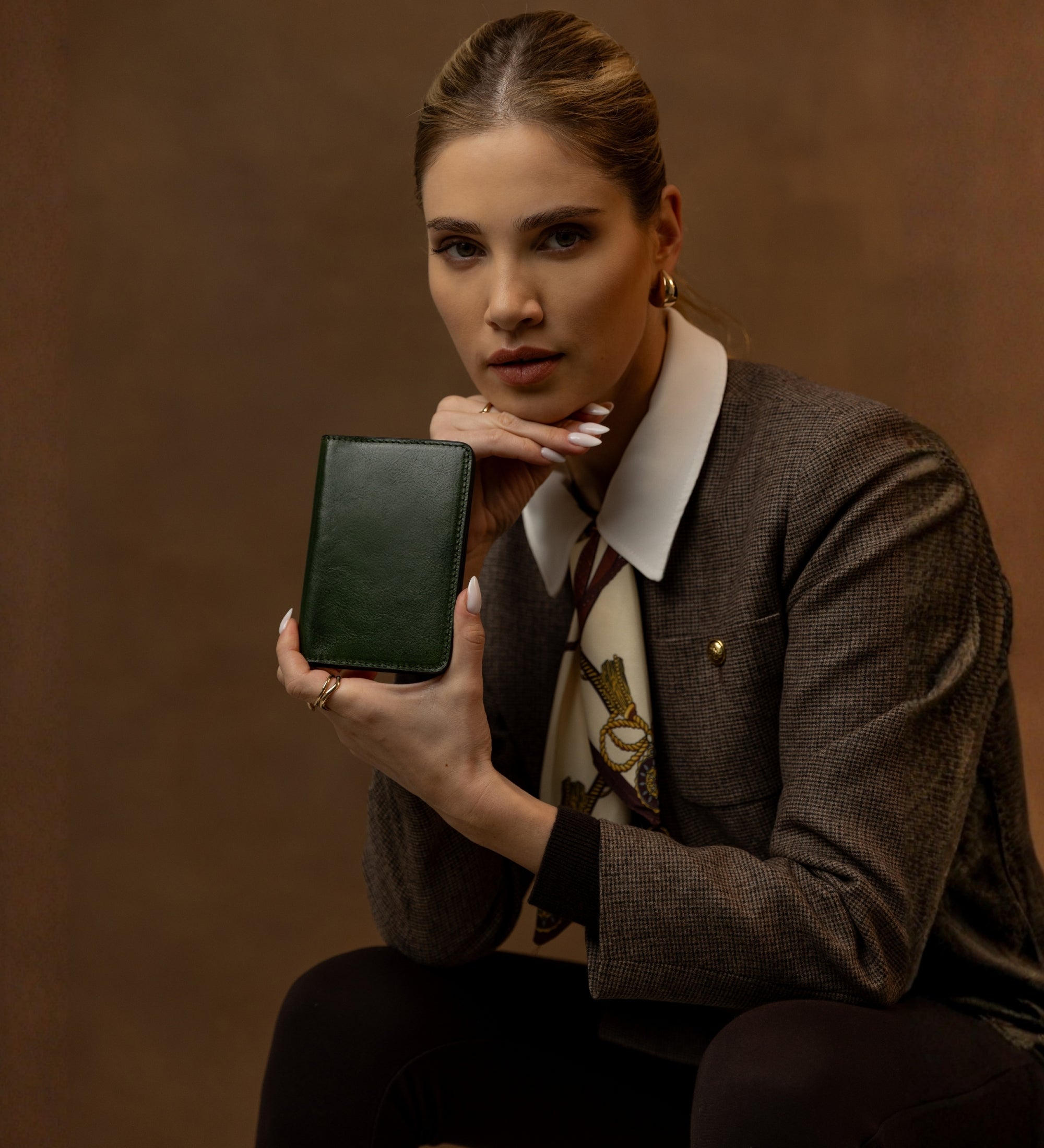 Kleine leren paspoorthoes voor dames - Gulliver's Travels