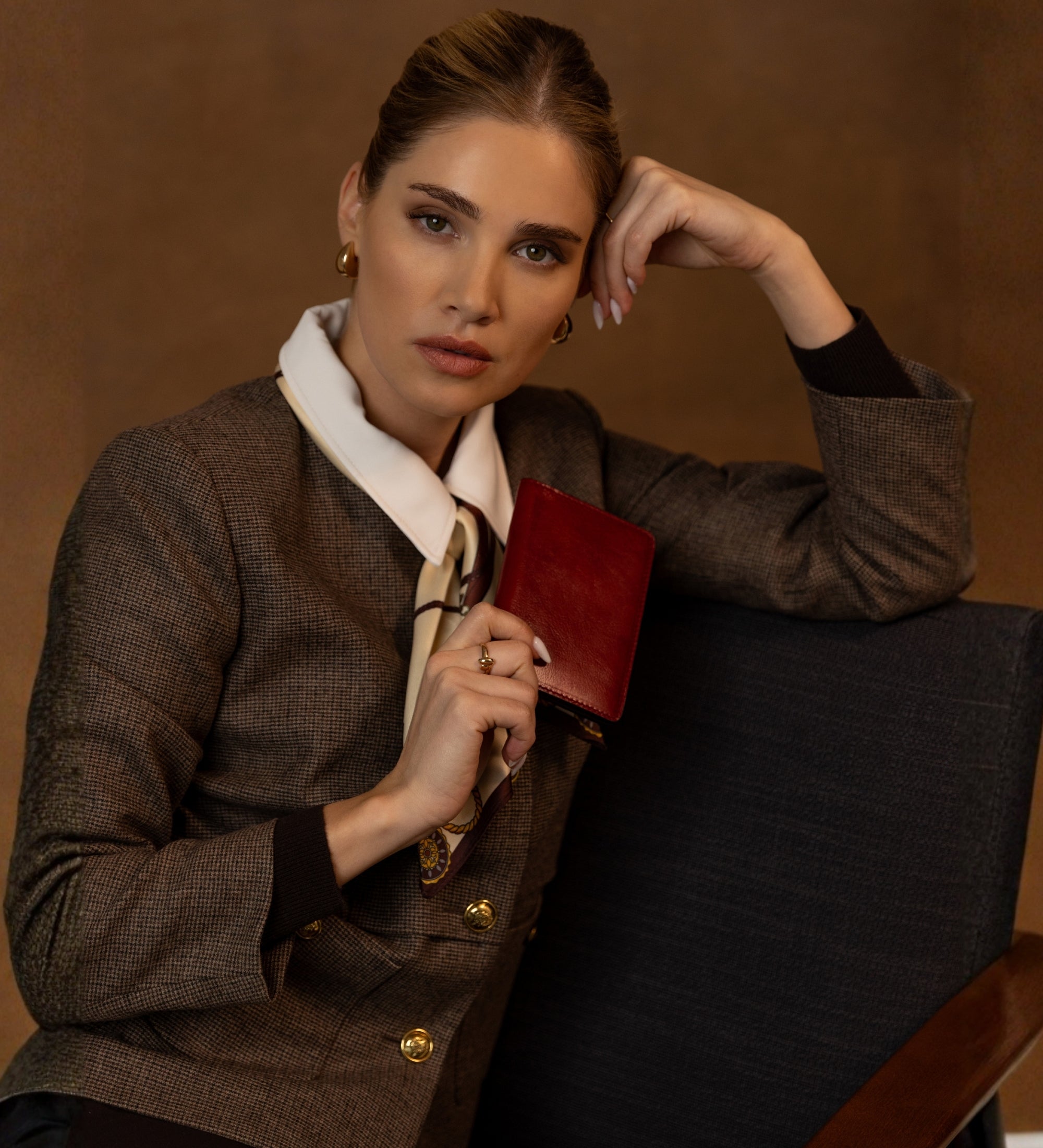 Kleine leren paspoorthoes voor dames - Gulliver's Travels