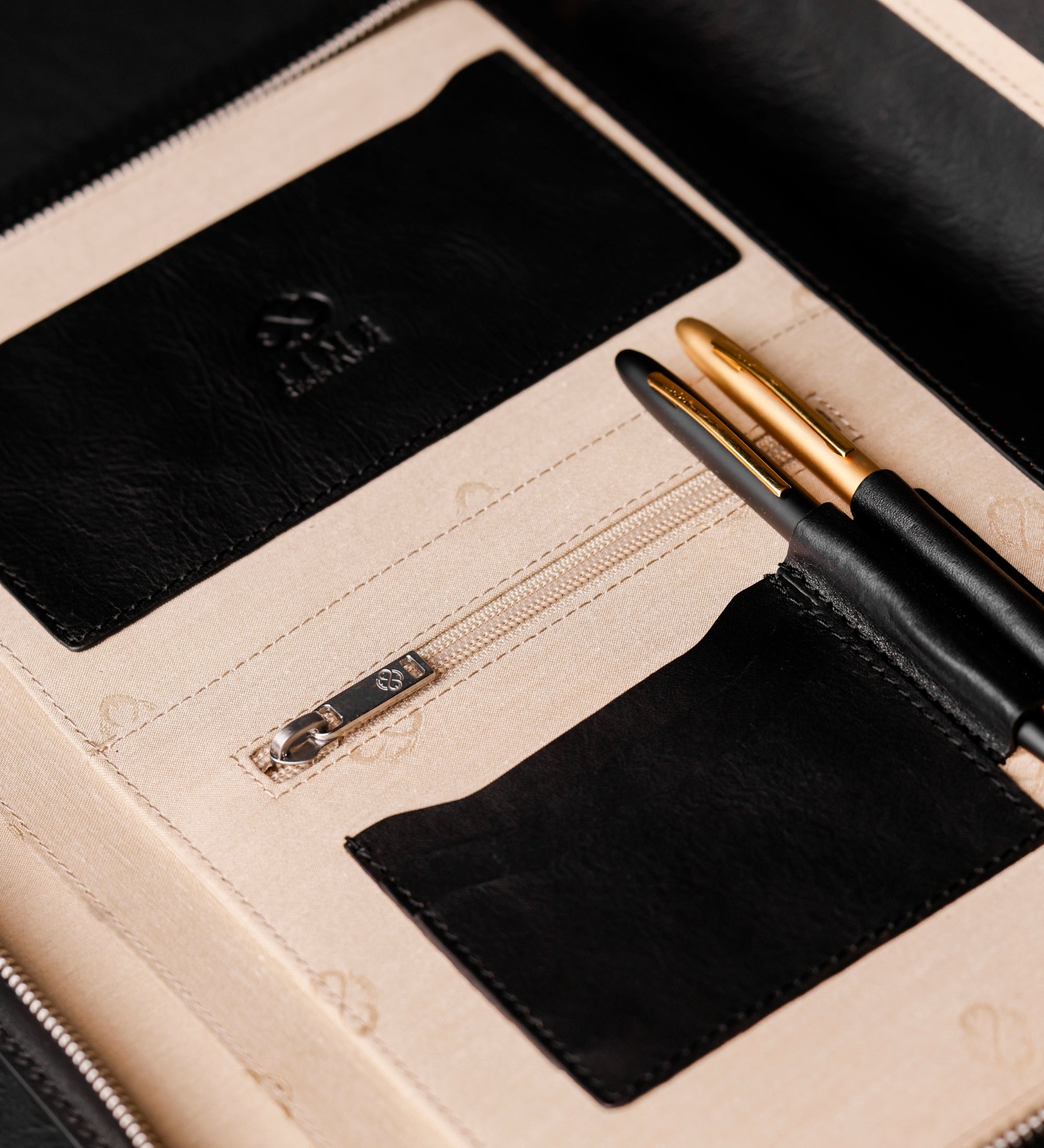 Leren A4 documentenmap organizer - Candide