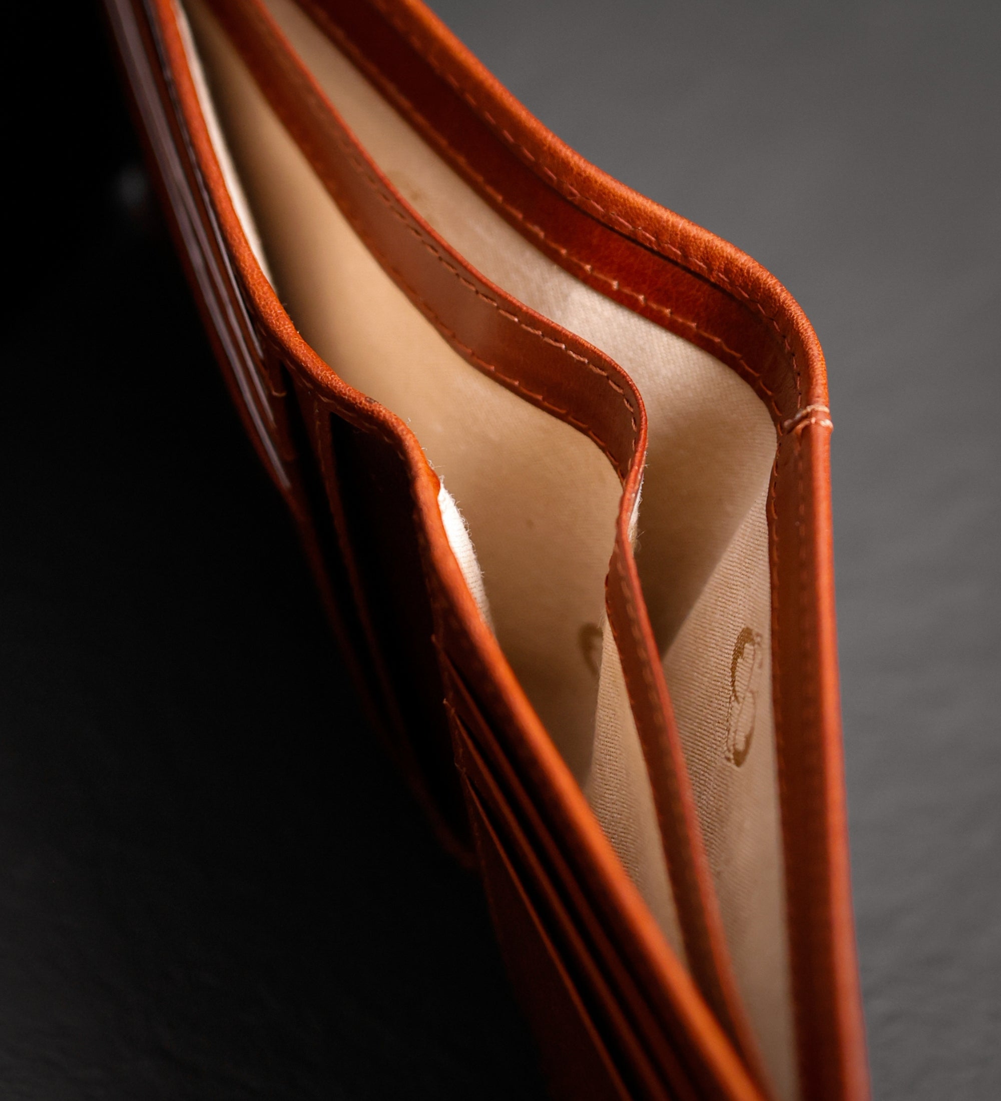 Leren bifold portemonnee - The Getaway